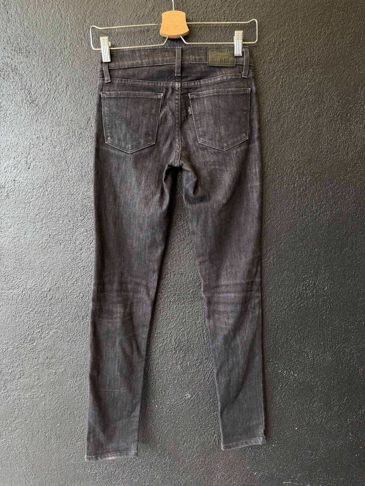 Levi's Classic Levi's 711 Skinny Jeans Dark Indigo Stretch Size 27" / US 4 / IT 40 - 2 Thumbnail