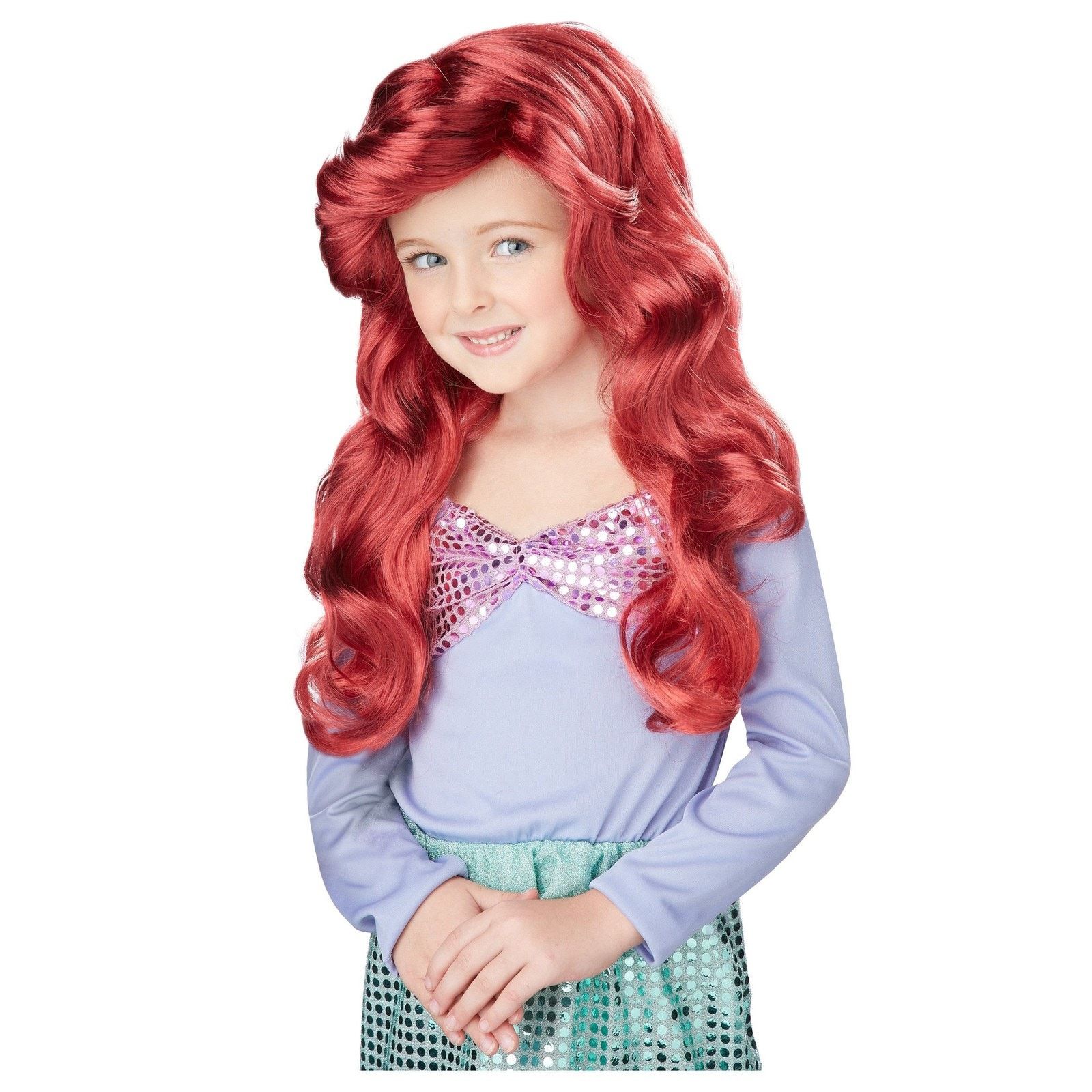 Other California Costumes, Lil' Mermaid Wig Red Size ONE SIZE - 1 Preview