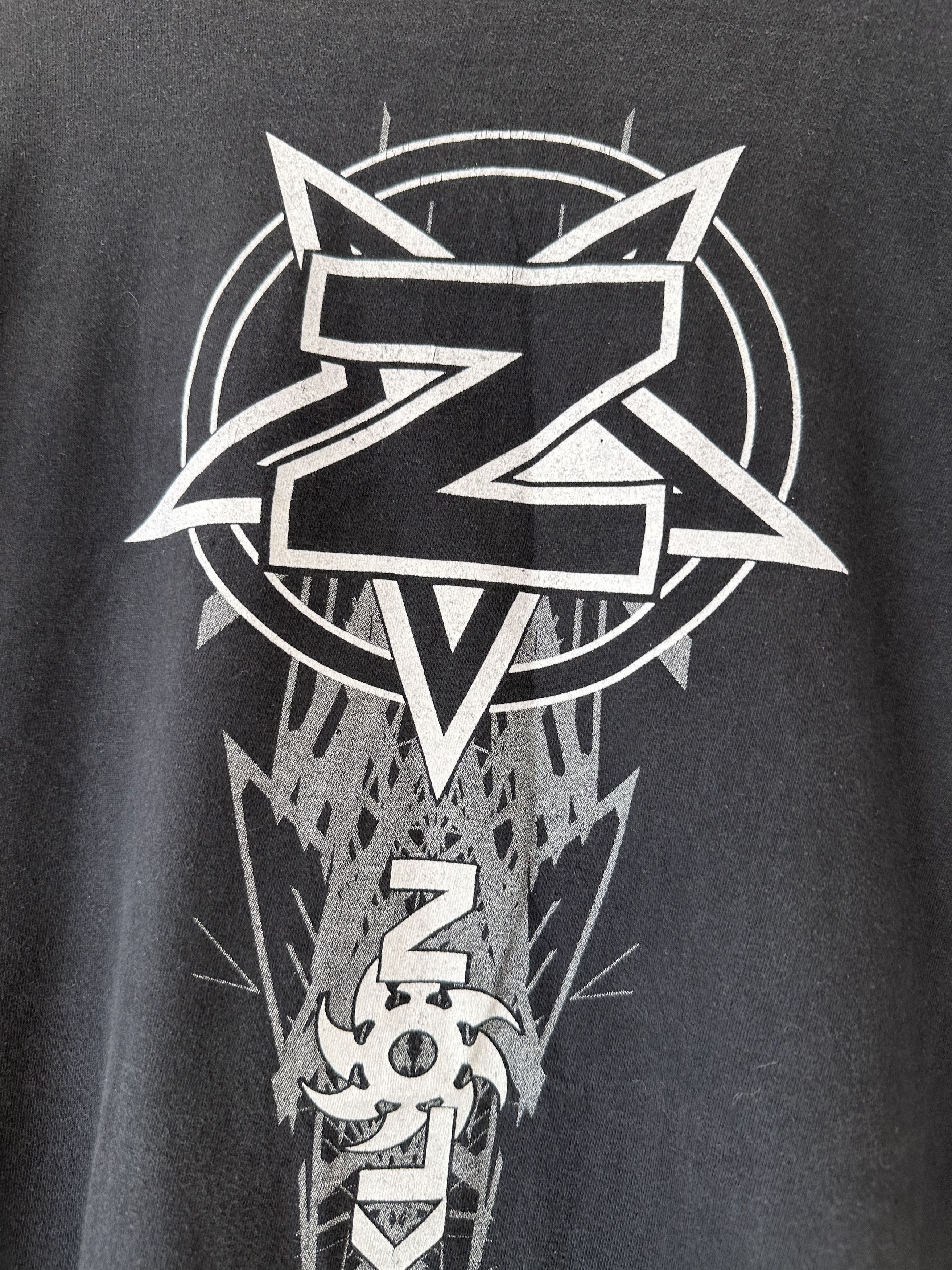 Band Tees × Vintage Vintage Zyklon Tribe Aeon rock metal punk tee Size US L / EU 52-54 / 3 - 4 Thumbnail