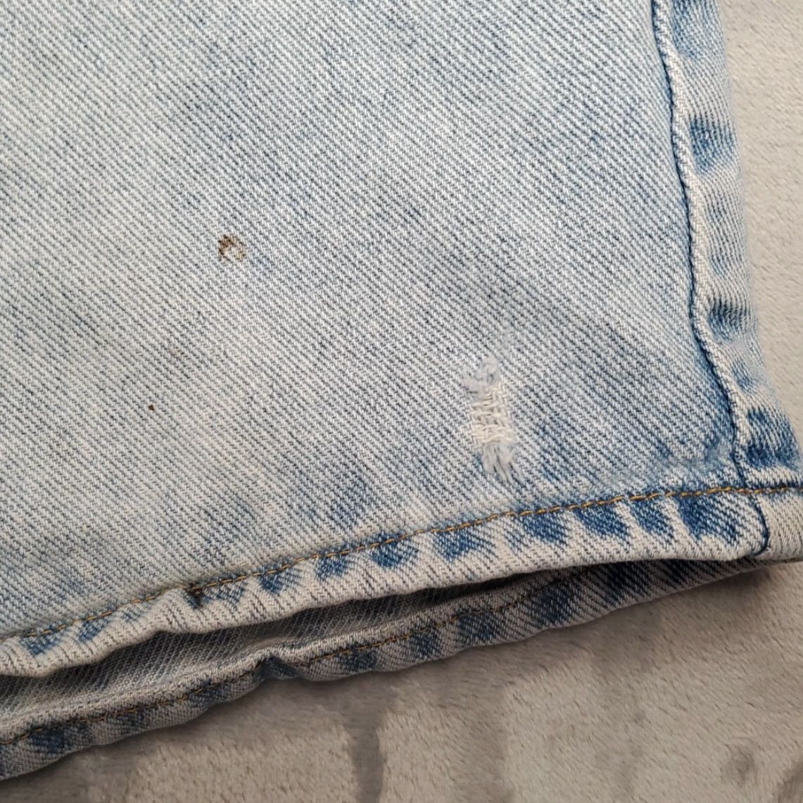 Vintage VINTAGE Arizona Jeans Shorts Mens 33 Blue Denim Loose Fit Skate Jots Y2K 90s Size US 33 - 2 Thumbnail