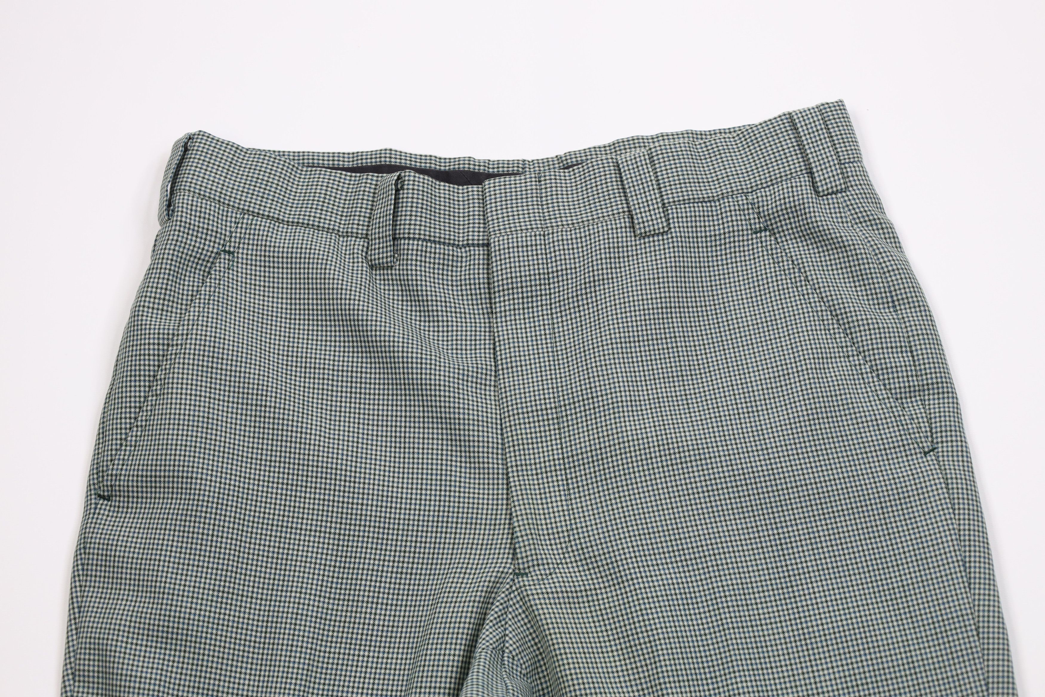 Vintage Vintage 70s Streetwear Flared Wide Leg Chino Pants Plaid USA Size US 32 / EU 48 - 2 Thumbnail