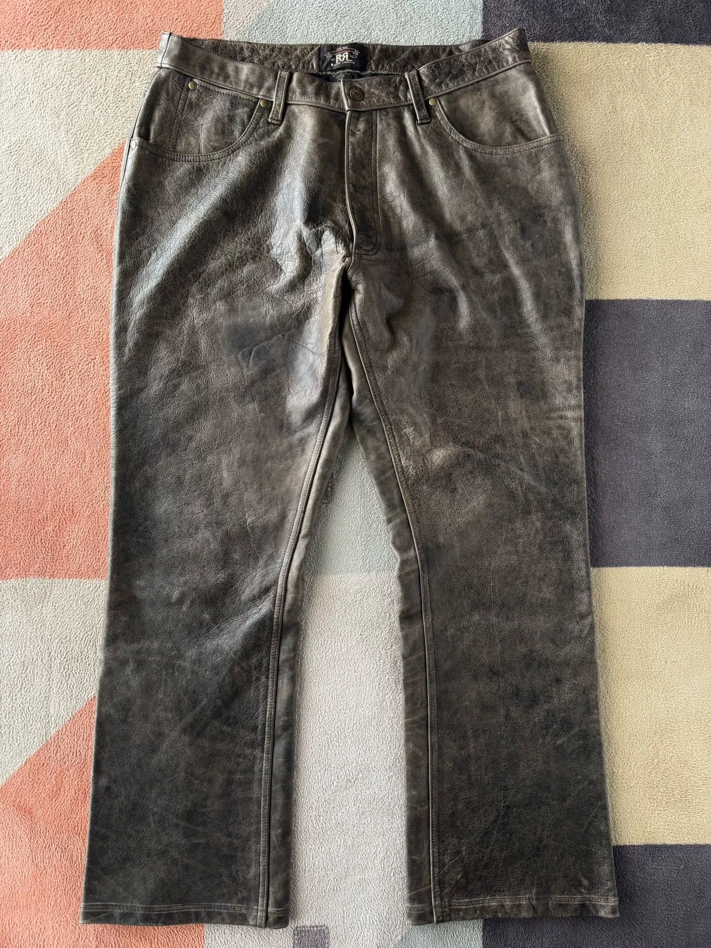 RRL Double RL Leather Pants