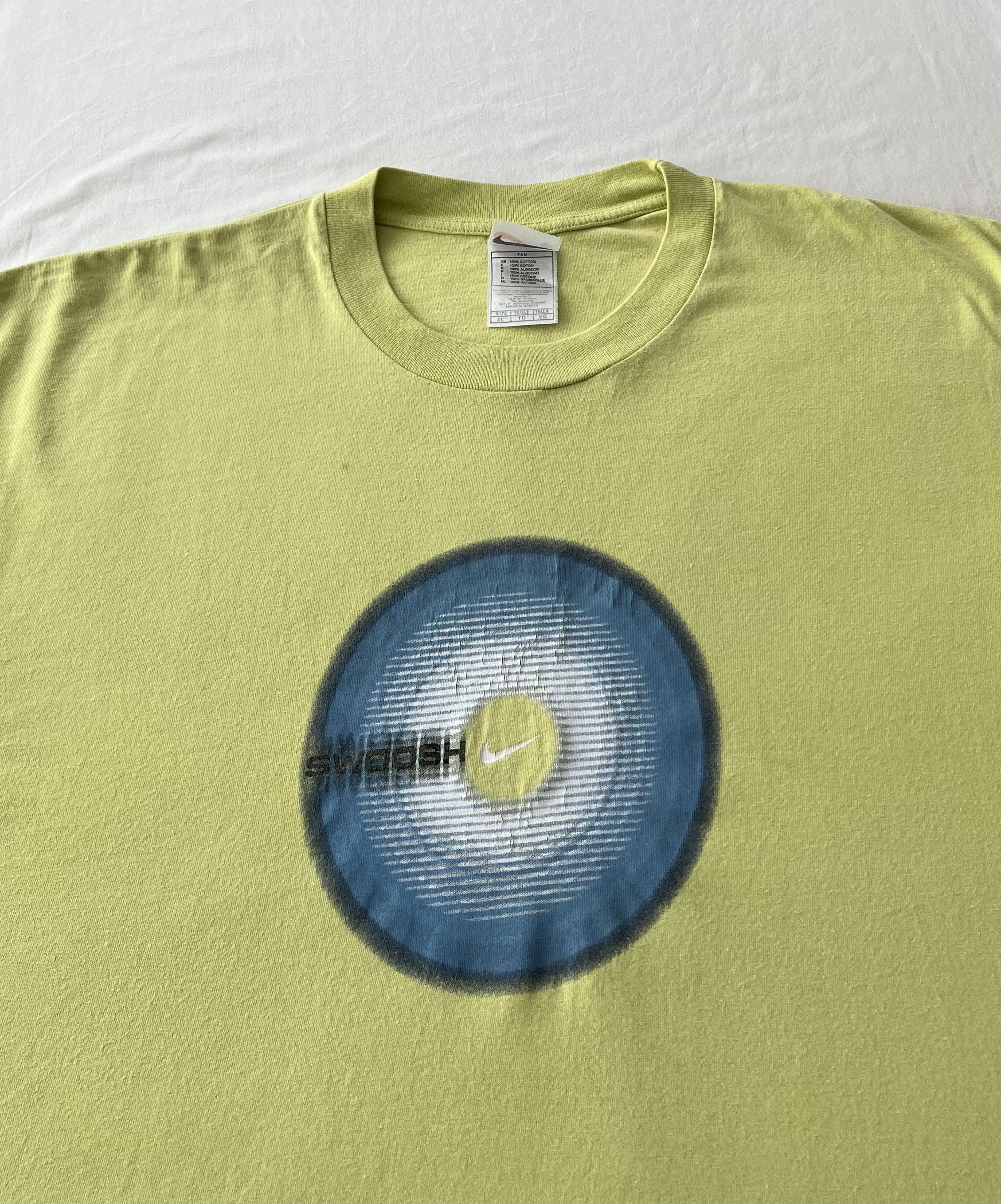 Nike Vintage 90s Nike Swoosh T-shirt Size US XL / EU 56 / 4 - 3 Thumbnail