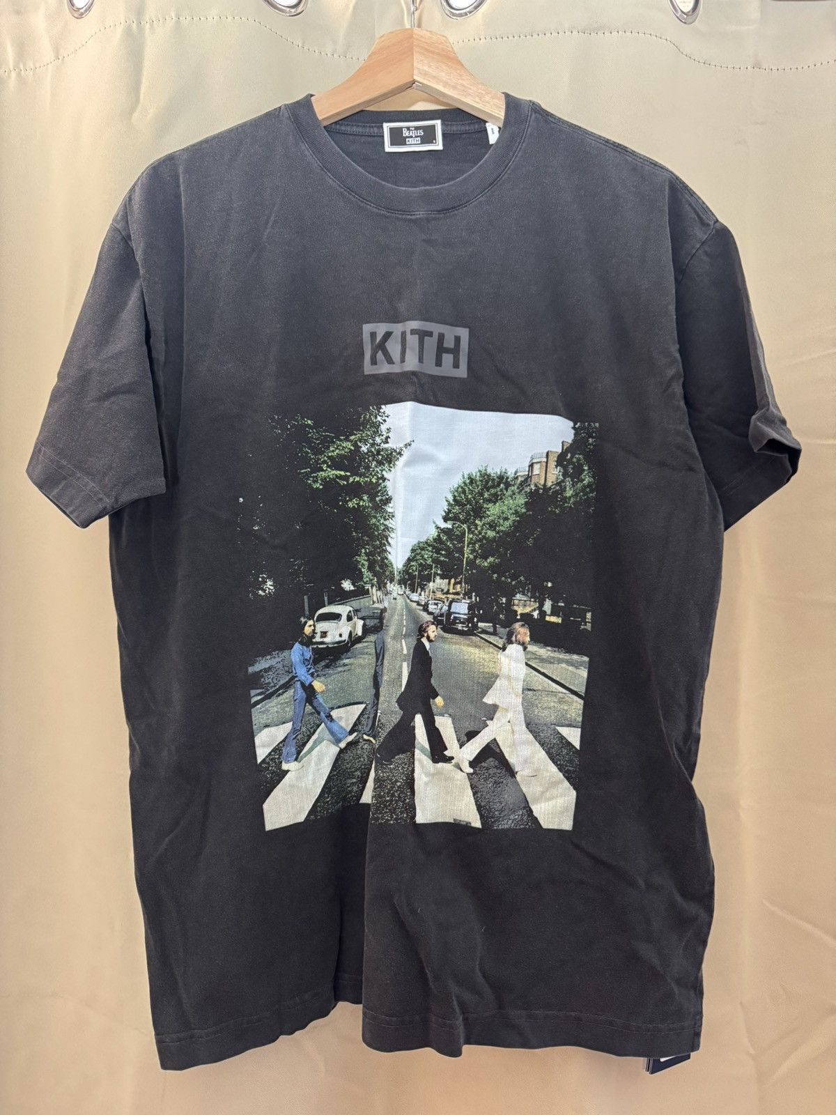 Kith × Beatles Abbey Road Vintage Tee M
