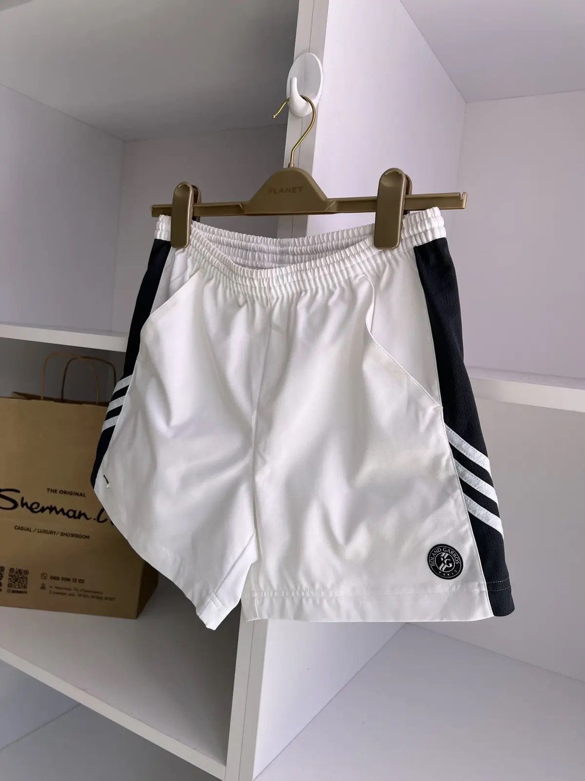 Adidas × Vintage Vintage Adidas Roland Garros Paris Shorts Size US 30 / EU 46 - 7 Thumbnail