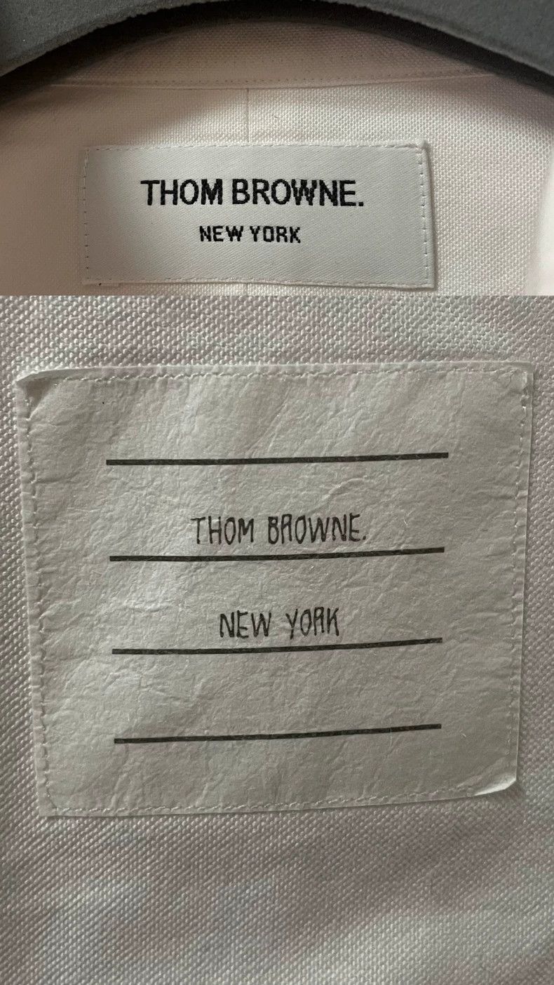 Thom Browne Thom Browne Classic Oxford shirt with pin-on collar Size US S / EU 44-46 / 1 - 6 Thumbnail