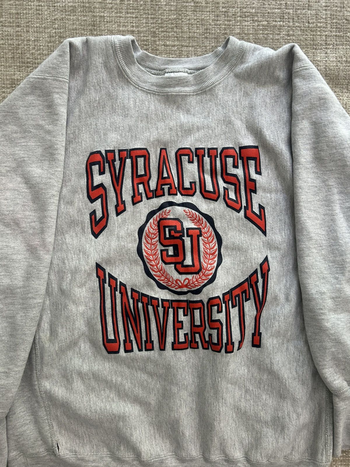 Champion 90s ‘Syracuse University’ Reverse Weave Made in USA Size US M / EU 48-50 / 2 - 2 Thumbnail