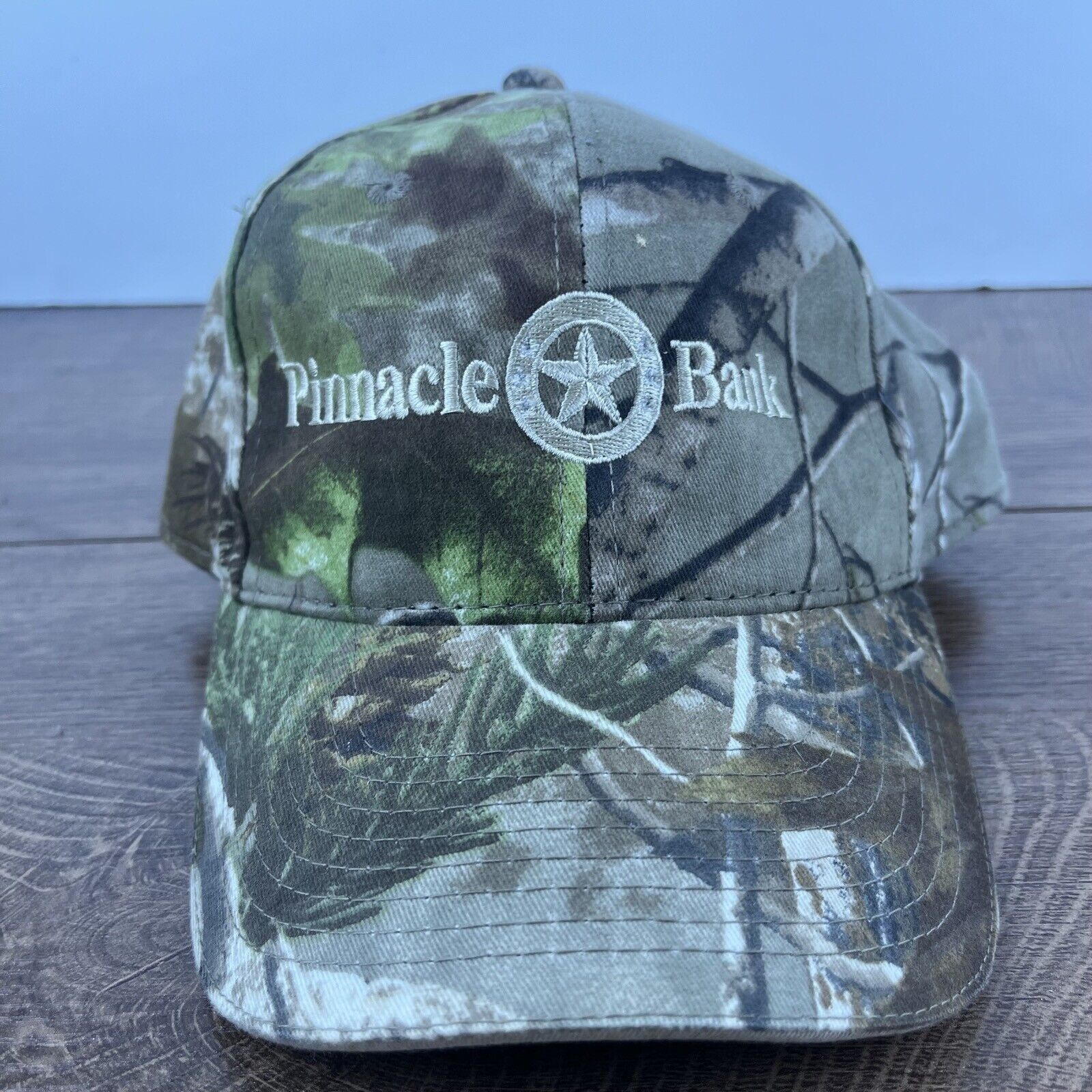 Other Pinnacle Bank Hat Adjustable Hat Camo Adjustable Hat Green A Size ONE SIZE - 1 Thumbnail