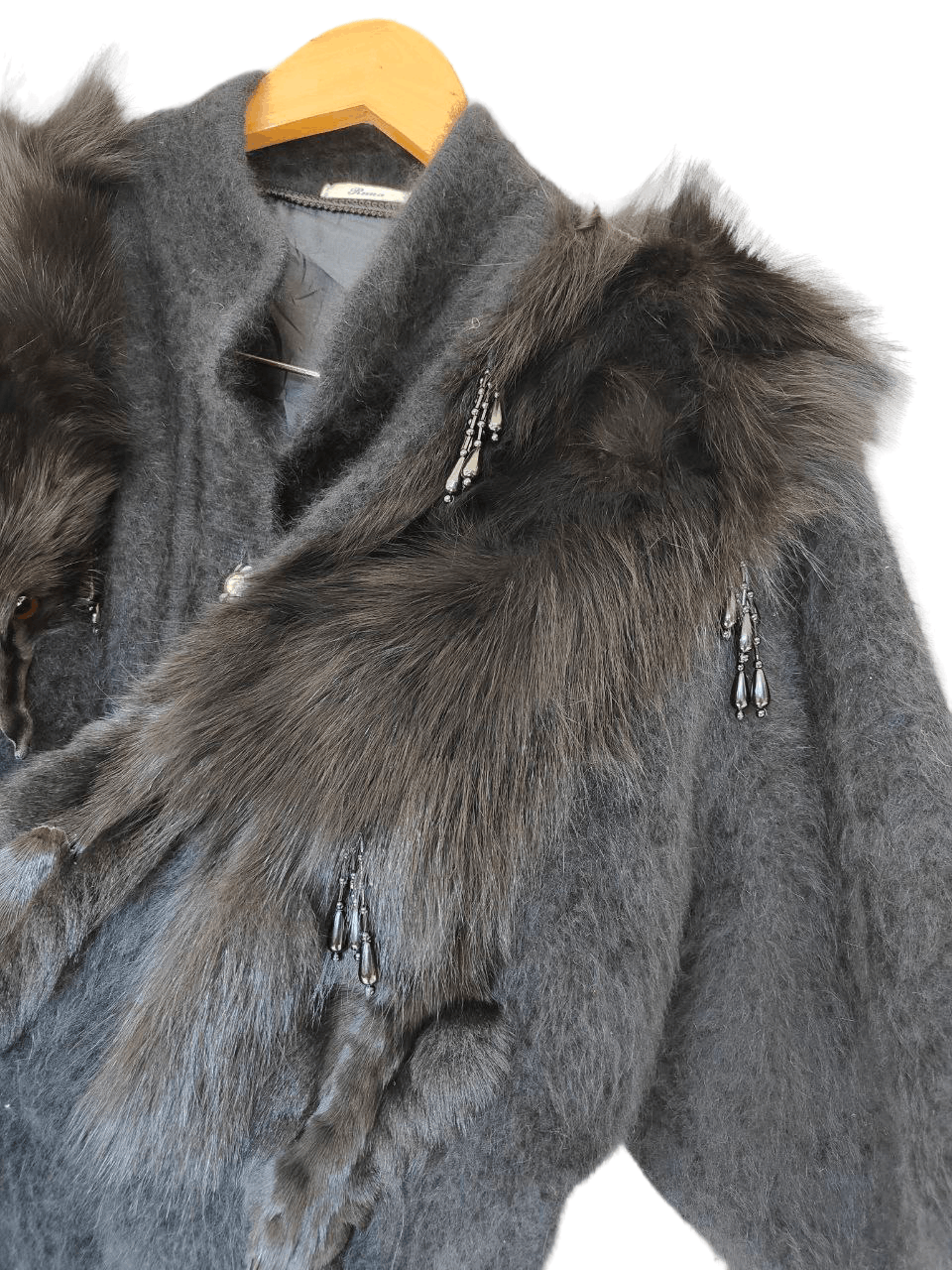 Japanese Brand Very Rare Vintage Runa Faux Fur Mohair Jacket Size US M / EU 48-50 / 2 - 10 Thumbnail