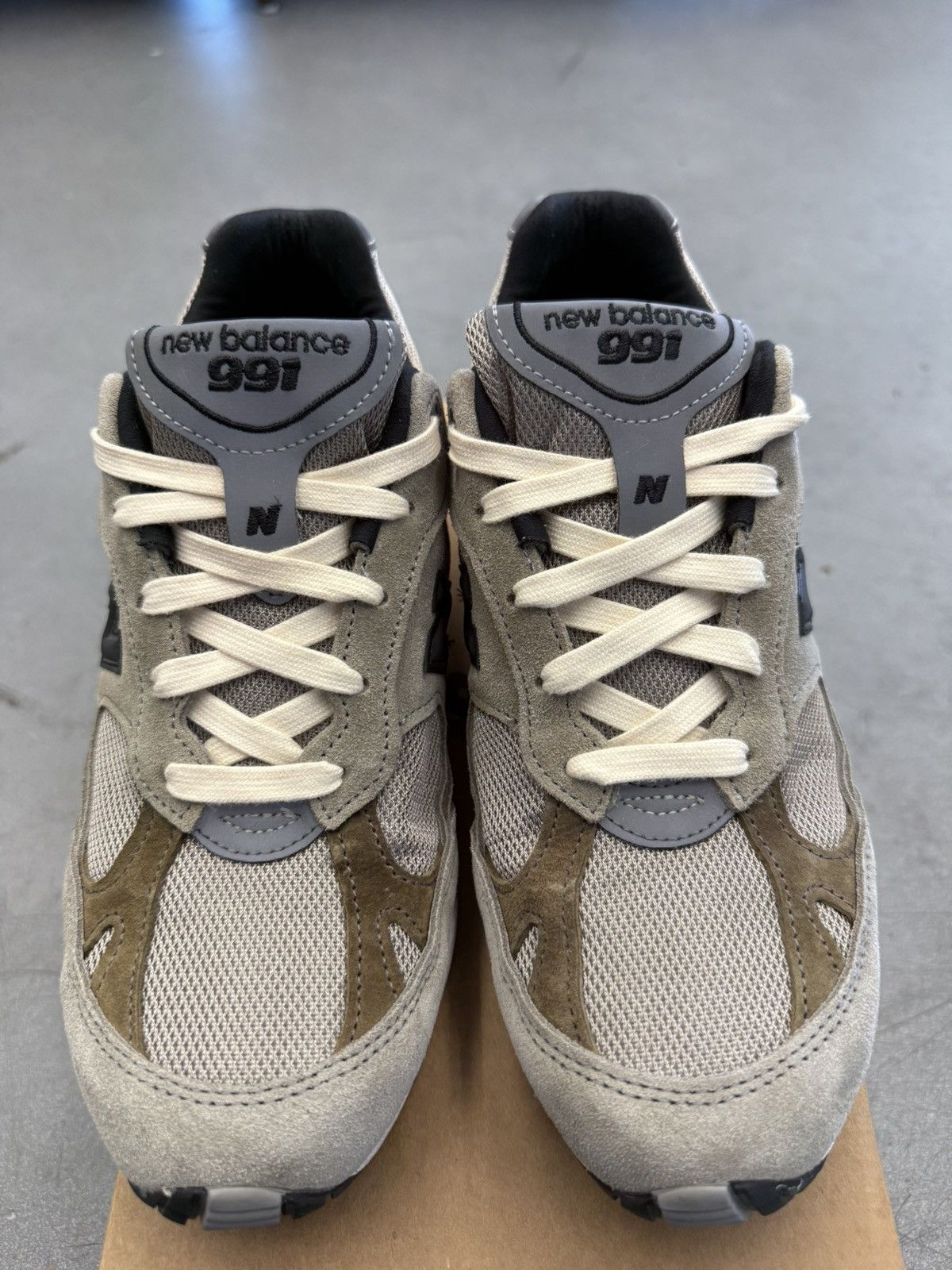 JJJJound × New Balance 2023 New Balance 991 MiUK JJJJound Grey Olive Size US 9 / IT 39 - 10 Thumbnail