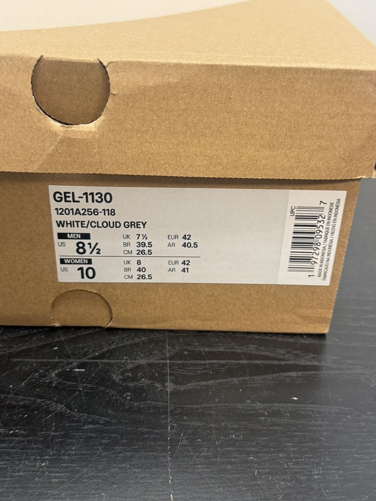 Asics ASICS Gel-1130 white cloud grey Size US 8.5 / EU 41-42 - 7 Thumbnail