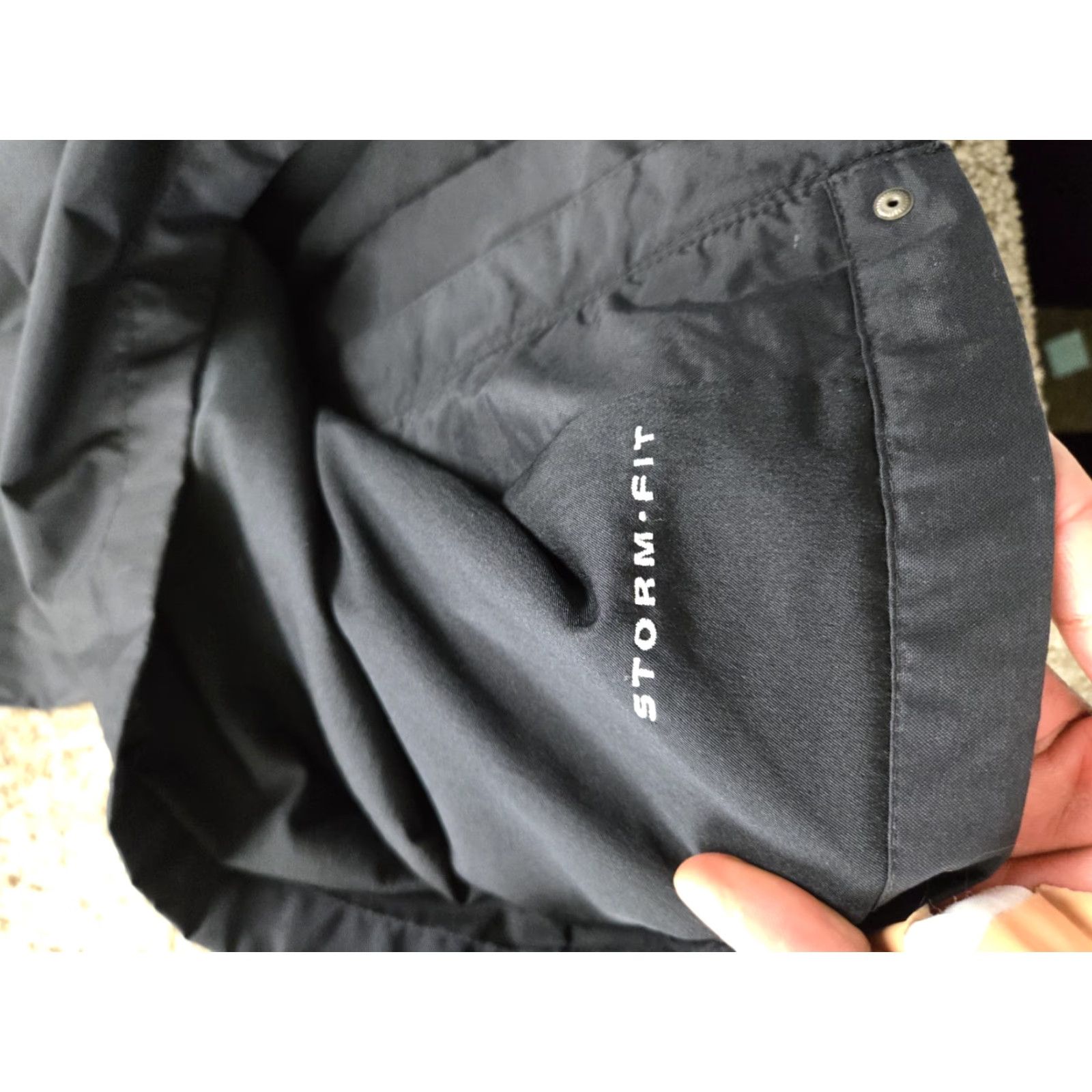 Nike VINTAGE Nike Golf Jacket Womens M Black Storm-Fit Windbreaker Lined Nylon Size M / US 6-8 / IT 42-44 - 5 Thumbnail