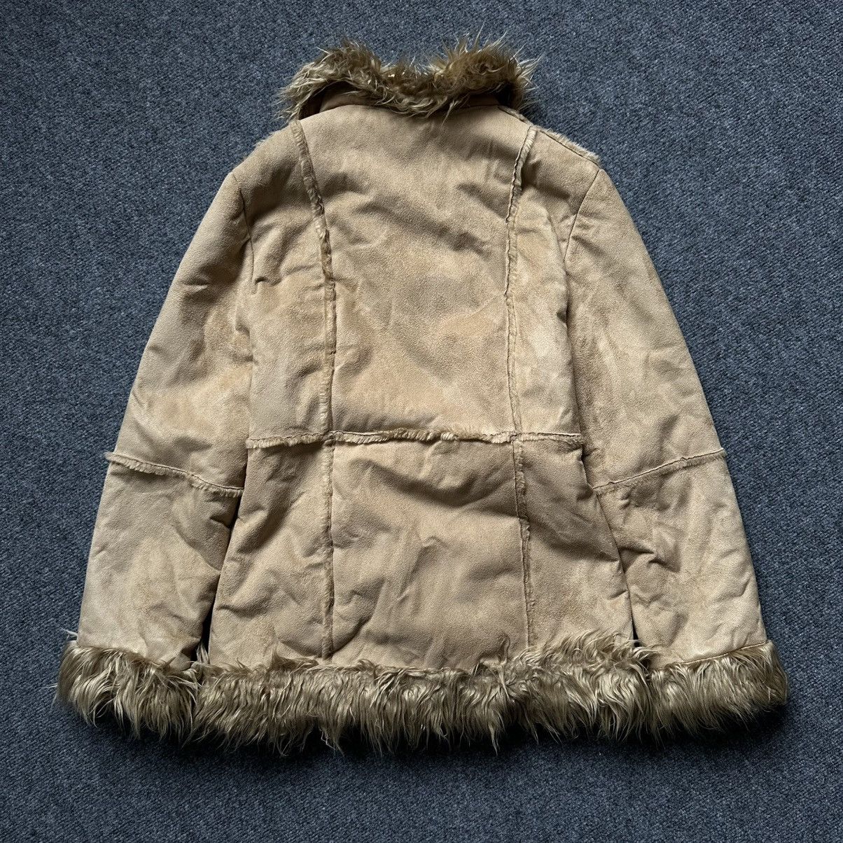 Japanese Brand VTG Japanese Style Women’s Sheepskin Coat Winter Jacket Size M / US 6-8 / IT 42-44 - 6 Thumbnail