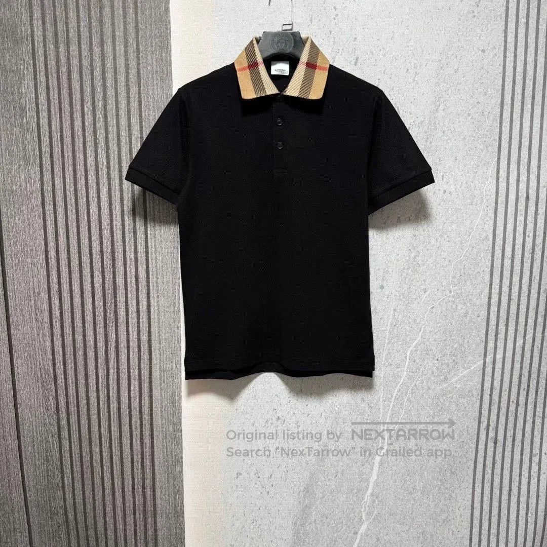 Burberry Burberry Men's Classic Plaid Collar Polo. Size US XL / EU 56 / 4 - 1 Thumbnail