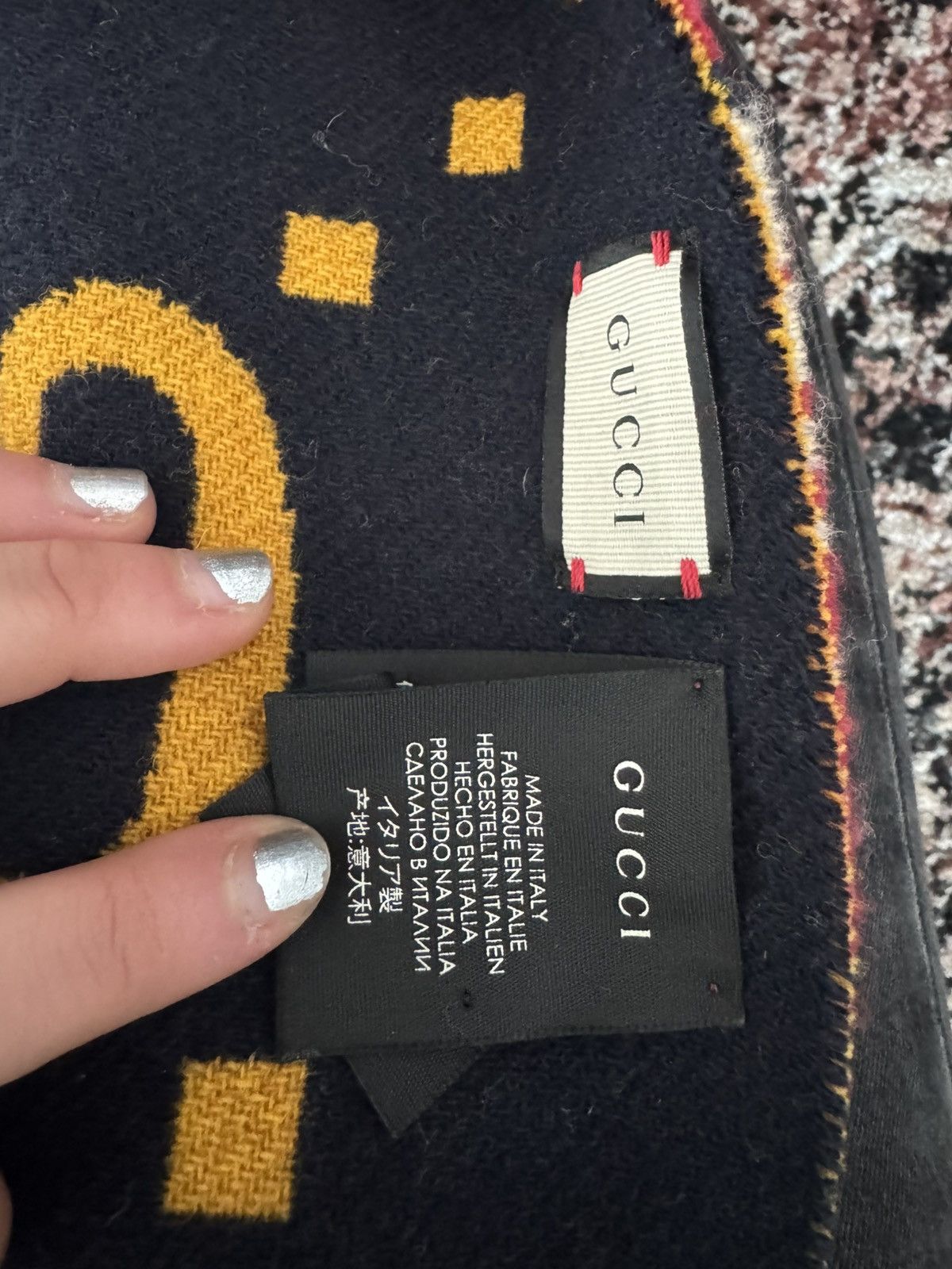 Gucci gucci reversible poncho gg wool Size ONE SIZE - 6 Thumbnail