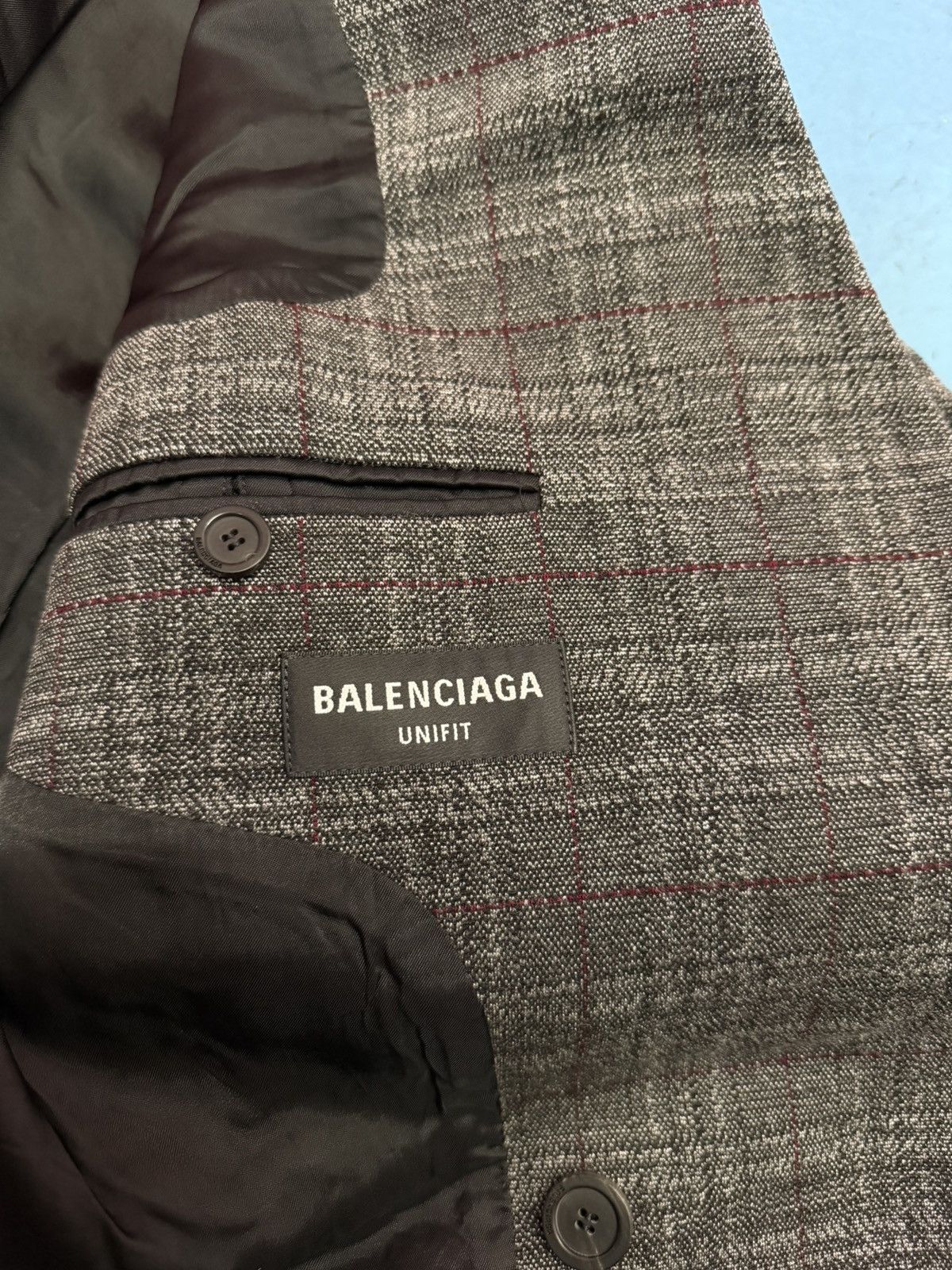 Balenciaga BALENCIAGA UNFIT BLAZER Size 40L - 4 Thumbnail
