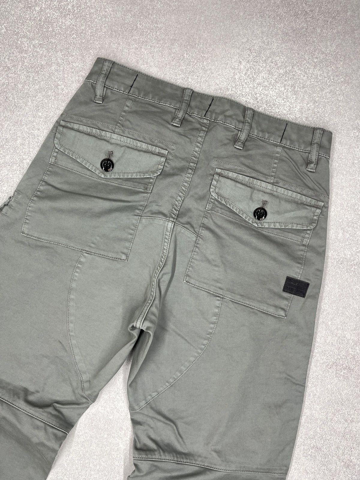 G-Star Mens G Star Raw Torrick Relaxed Cargo Pants Grey Multipocket Size US 32 / EU 48 - 9 Thumbnail