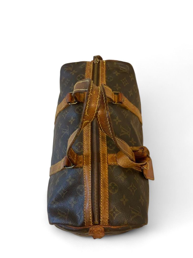 Louis Vuitton Louis Vuitton - Saxe 35 Monogram Boston LV Handbag Leather Size ONE SIZE - 6 Thumbnail