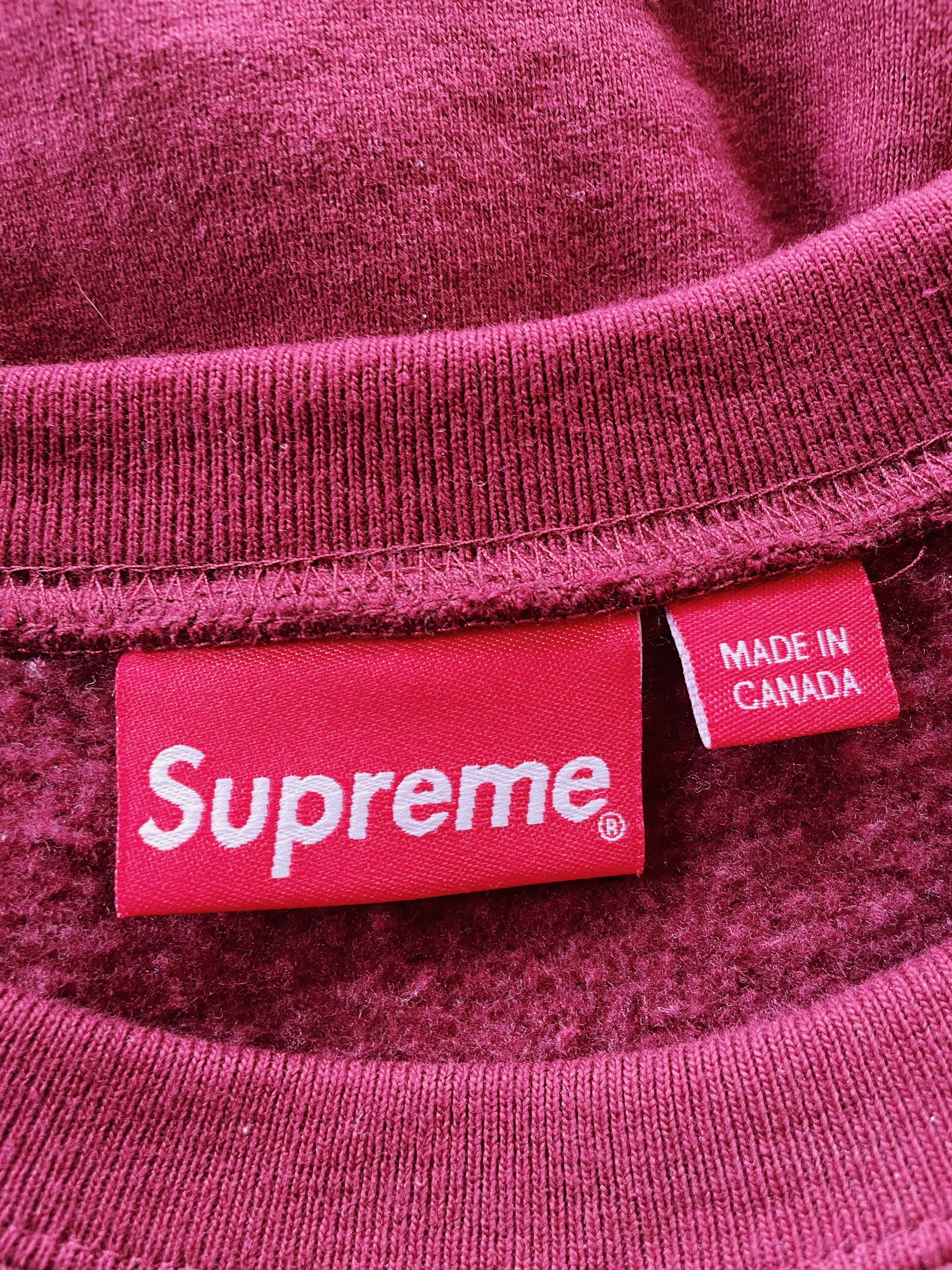 Supreme Supreme Box Logo Crewneck Cardinal Size US M / EU 48-50 / 2 - 3 Thumbnail