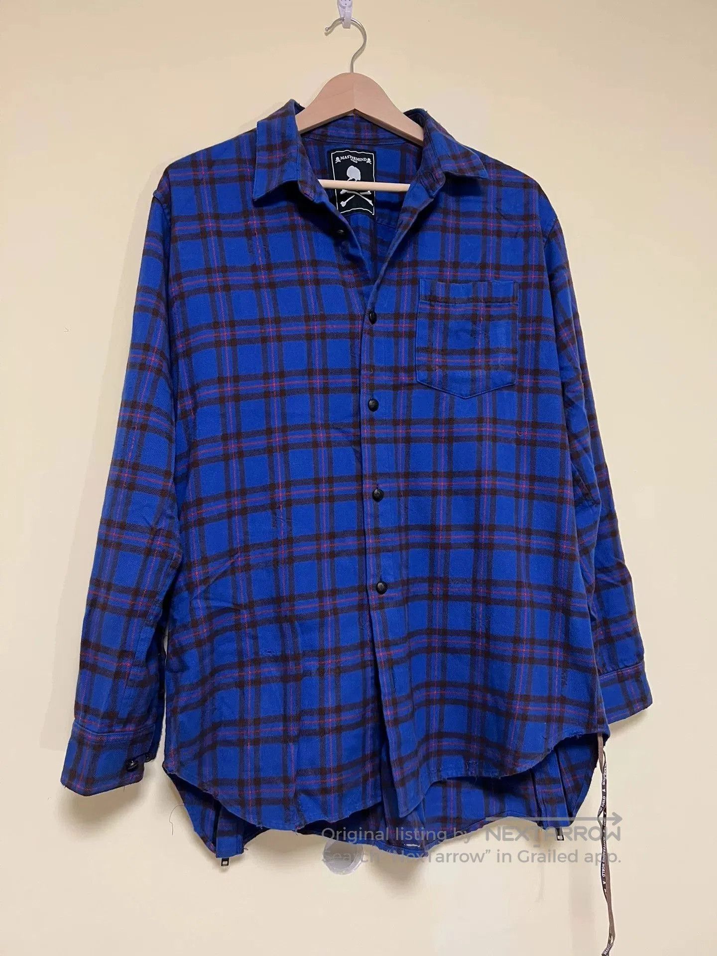 Mastermind Japan Mastermind Japan Plaid Double Zip Shirt. Size US S / EU 44-46 / 1 - 4 Thumbnail