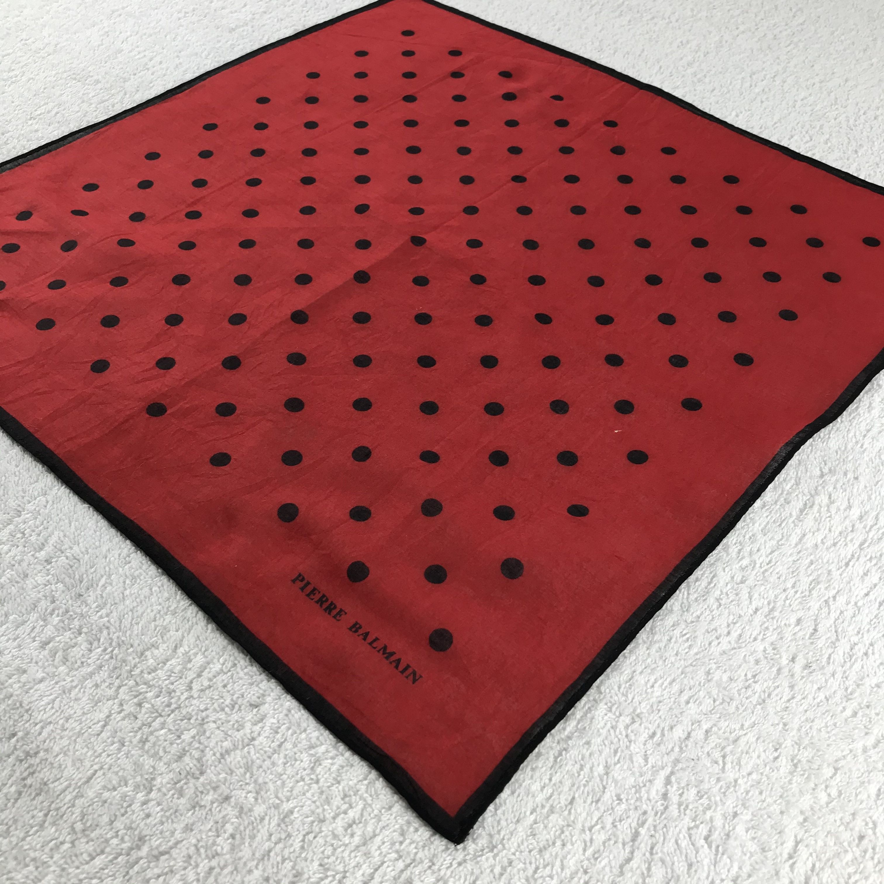 Pierre Balmain × Vintage Pierre Balmain Bandana / Handkerchief / Neckerchief - S297 Size ONE SIZE - 2 Thumbnail