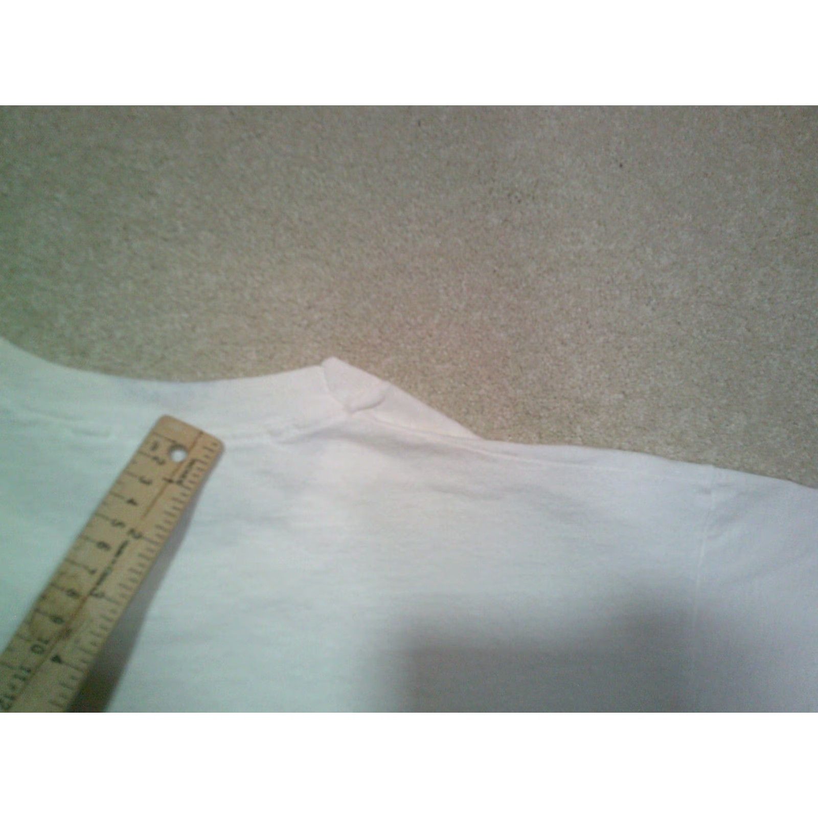 Fruit Of The Loom VINTAGE Fruit of the Loom T-Shirt Mens Large White 90s Single Stitch Crew Neck Short Sleeve USA 90s Art Logo Regular White Size US L / EU 52-54 / 3 - 7 Thumbnail