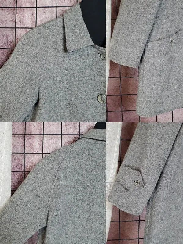 Burberry Burberry Women's Grey Wool Reversible Coat. Size S / US 4 / IT 40 - 5 Thumbnail