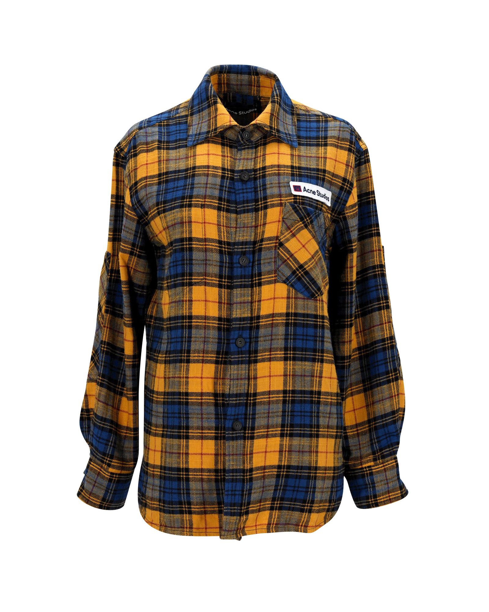 Acne Studios Acne Studios Plaid Shirt in Multicolor Cotton Flannel Size XXS / US 00 / IT 34 - 1 Thumbnail