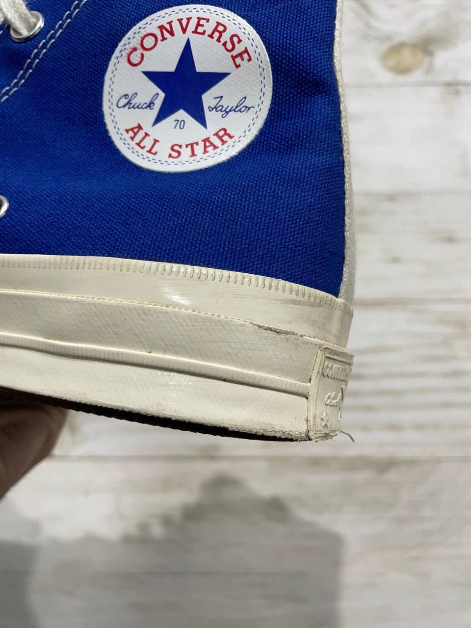Comme des Garcons Comme Des Garçons Play x Converse High Top Sneakers Woman Size US 8 / IT 38 - 13 Thumbnail