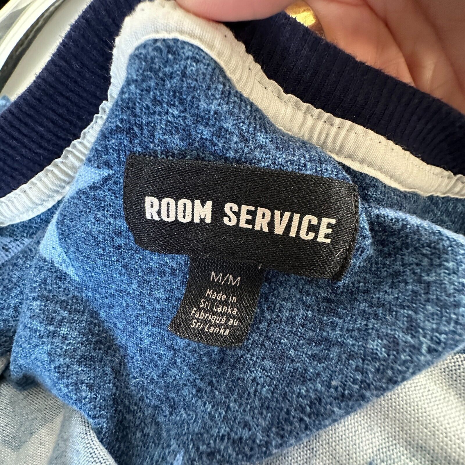 Other Room Service Blue Star 3/4 Sleeve Sweater Drawstring Jogger Size 30" / US 8 / IT 44 - 8 Thumbnail