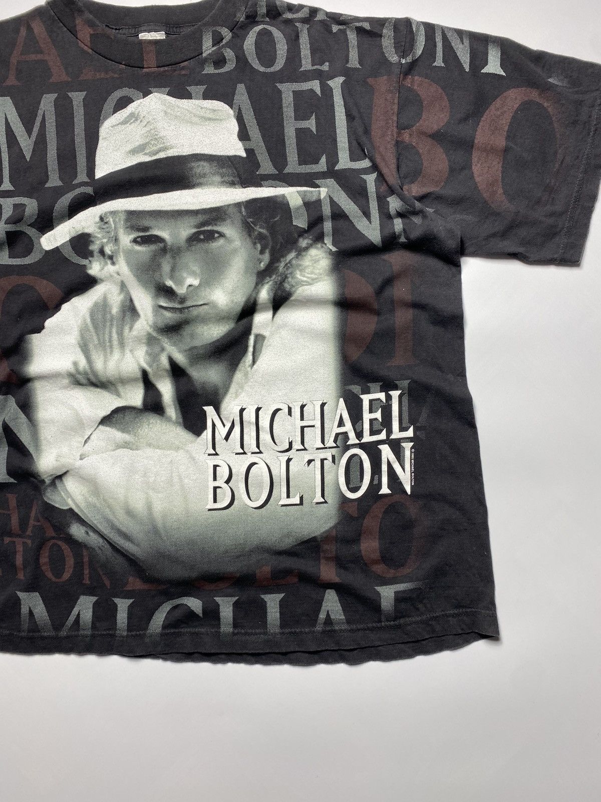Band Tees × Vintage Vintage 1995 Michael Bolton all over print tour band t-shirt Size US XL / EU 56 / 4 - 4 Thumbnail