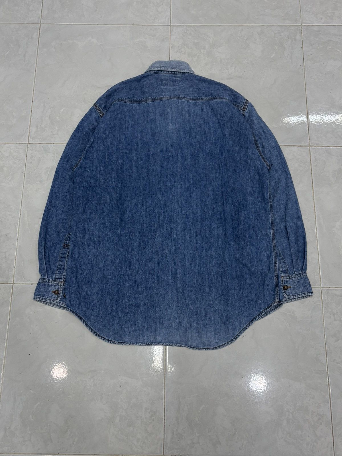Big John Vintage Denim Big John Button Up Shirts Size US L / EU 52-54 / 3 - 5 Thumbnail