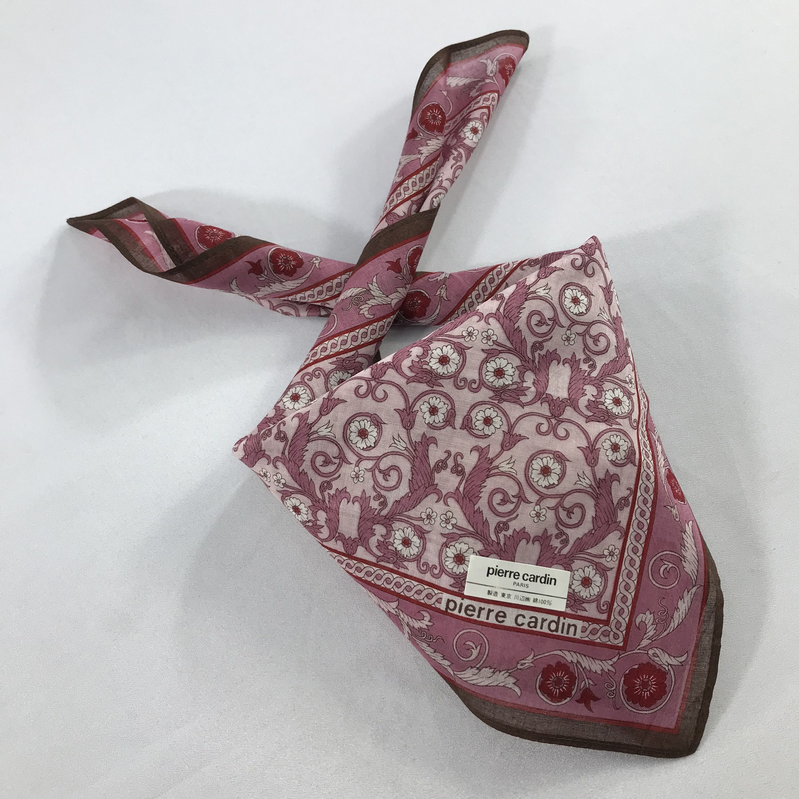 Pierre Cardin × Vintage Pierre Cardin Bandana / Handkerchief / Neckerchief - S2334 Size ONE SIZE - 4 Thumbnail