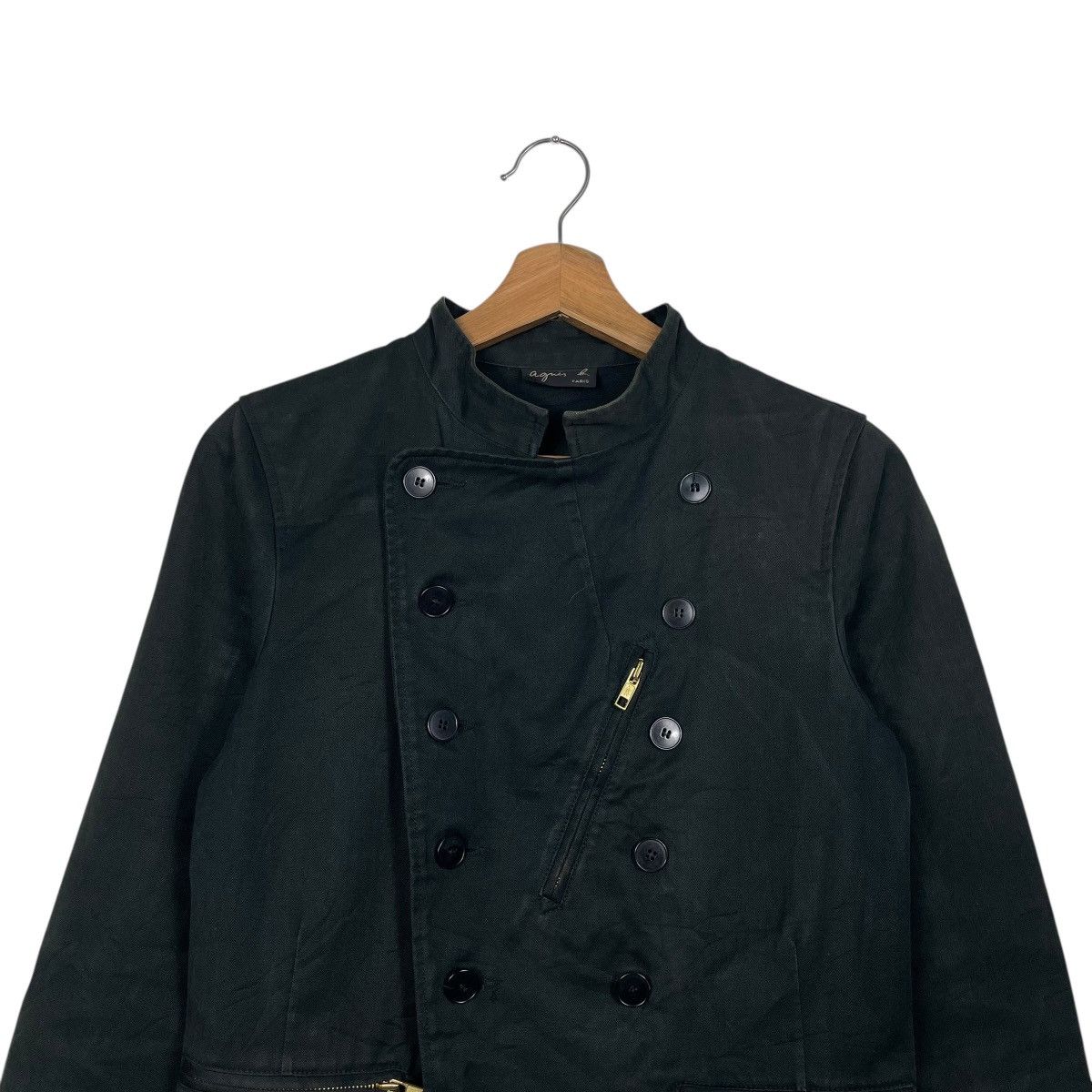 agnes b. Agnes B Double Breasted Crop Jacket Size XS / US 0-2 / IT 36-38 - 2 Thumbnail