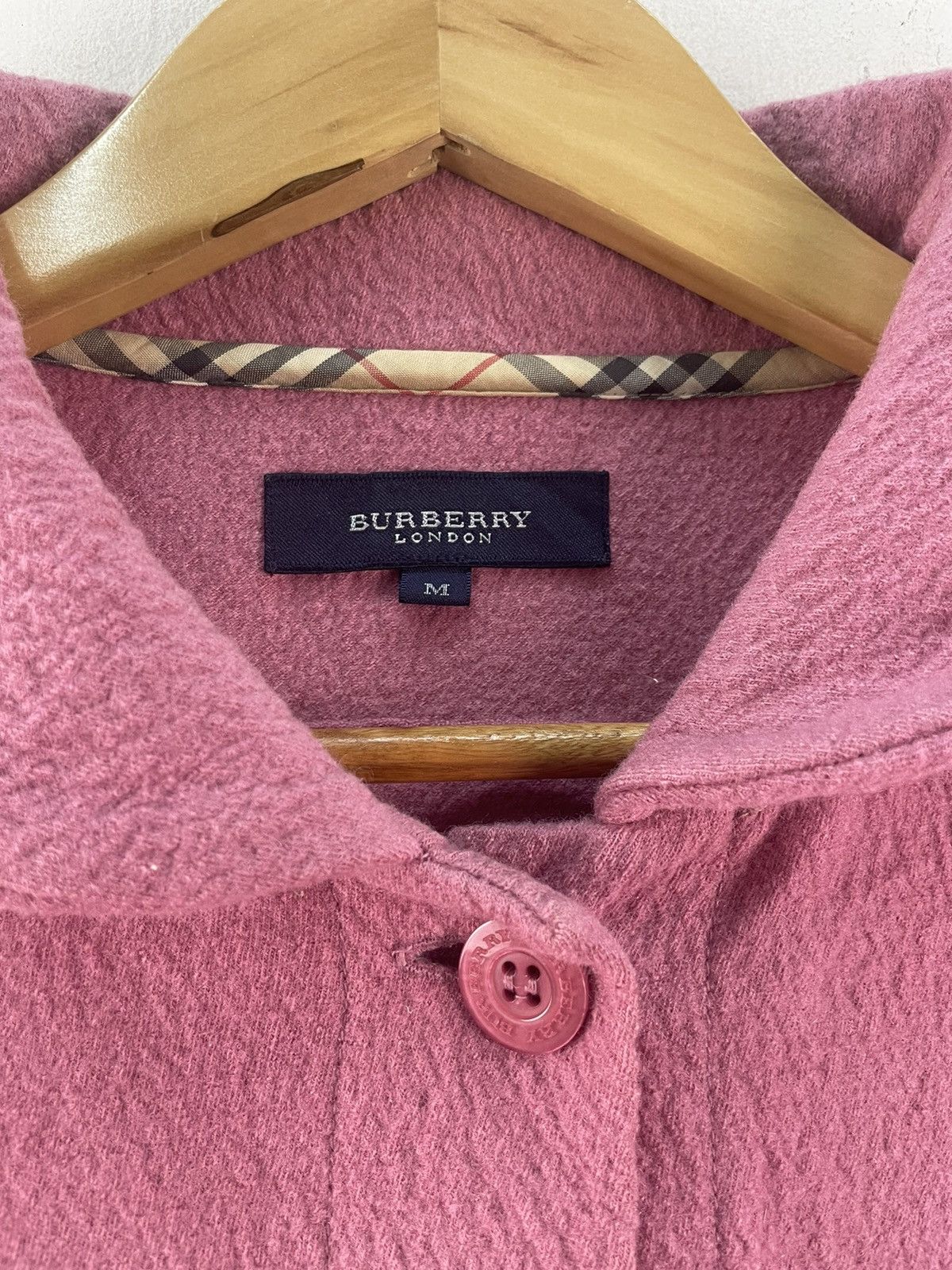 Burberry Vintage Burberry London Women Coat Pink Size M Size M / US 6-8 / IT 42-44 - 3 Thumbnail