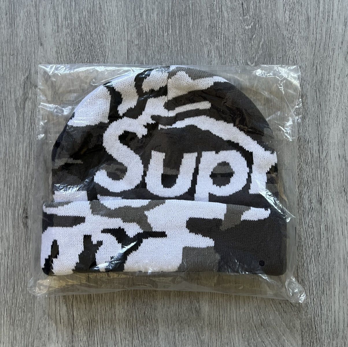 Supreme Supreme Camo Big Logo Beanie | Grailed