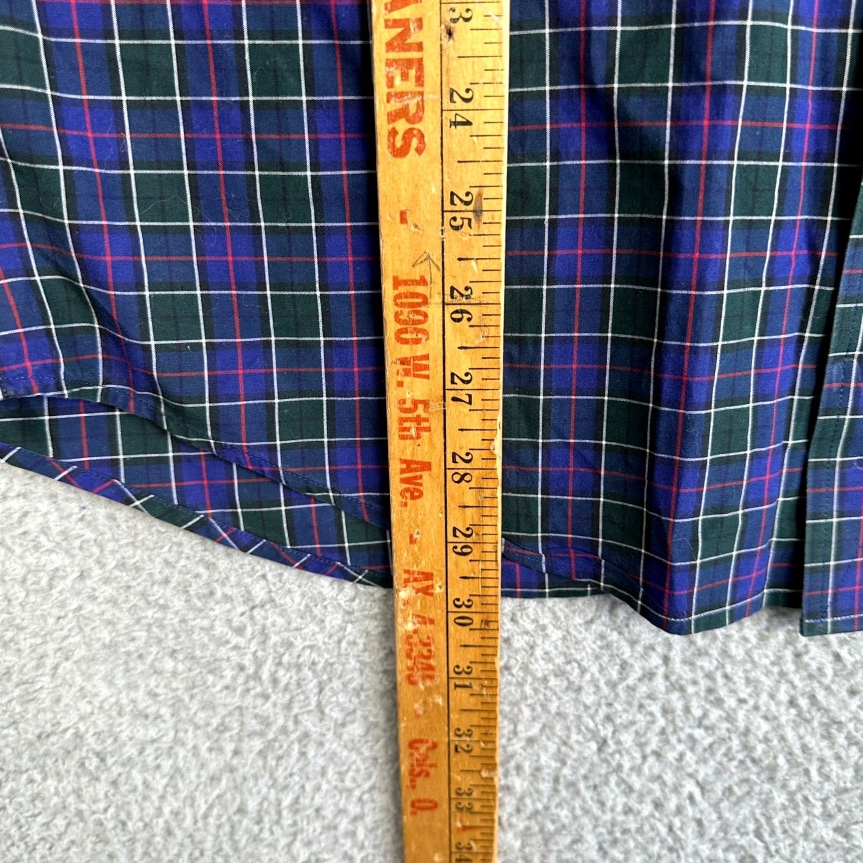 Vineyard Vines Vineyard Vines Mens Medium Cooper Shirt Button Up Blue Green Plaid Pocket EUC Size US M / EU 48-50 / 2 - 6 Thumbnail