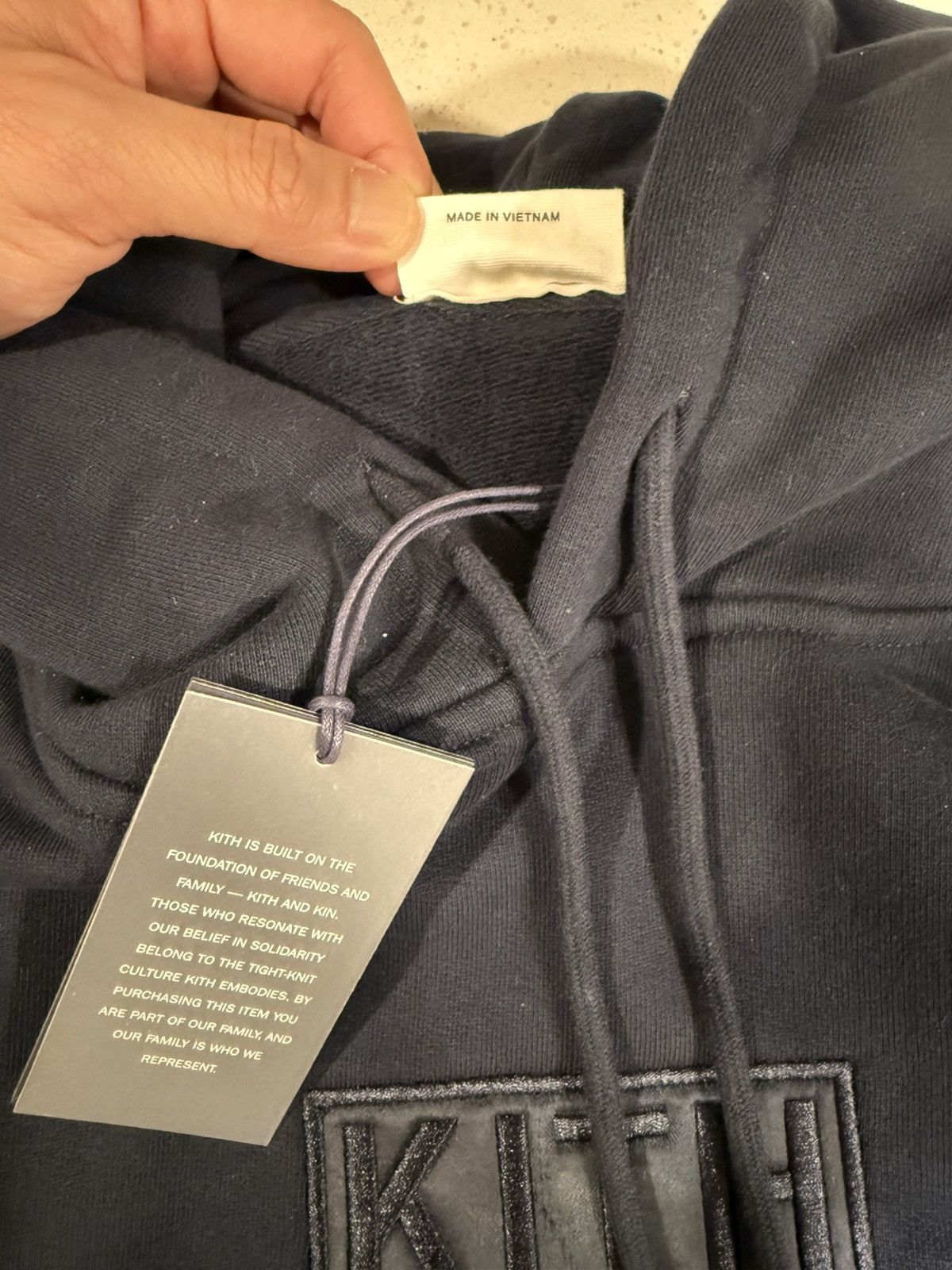 Kith Kith Box Logo Hoodie - Nocturnal Size US M / EU 48-50 / 2 - 4 Thumbnail