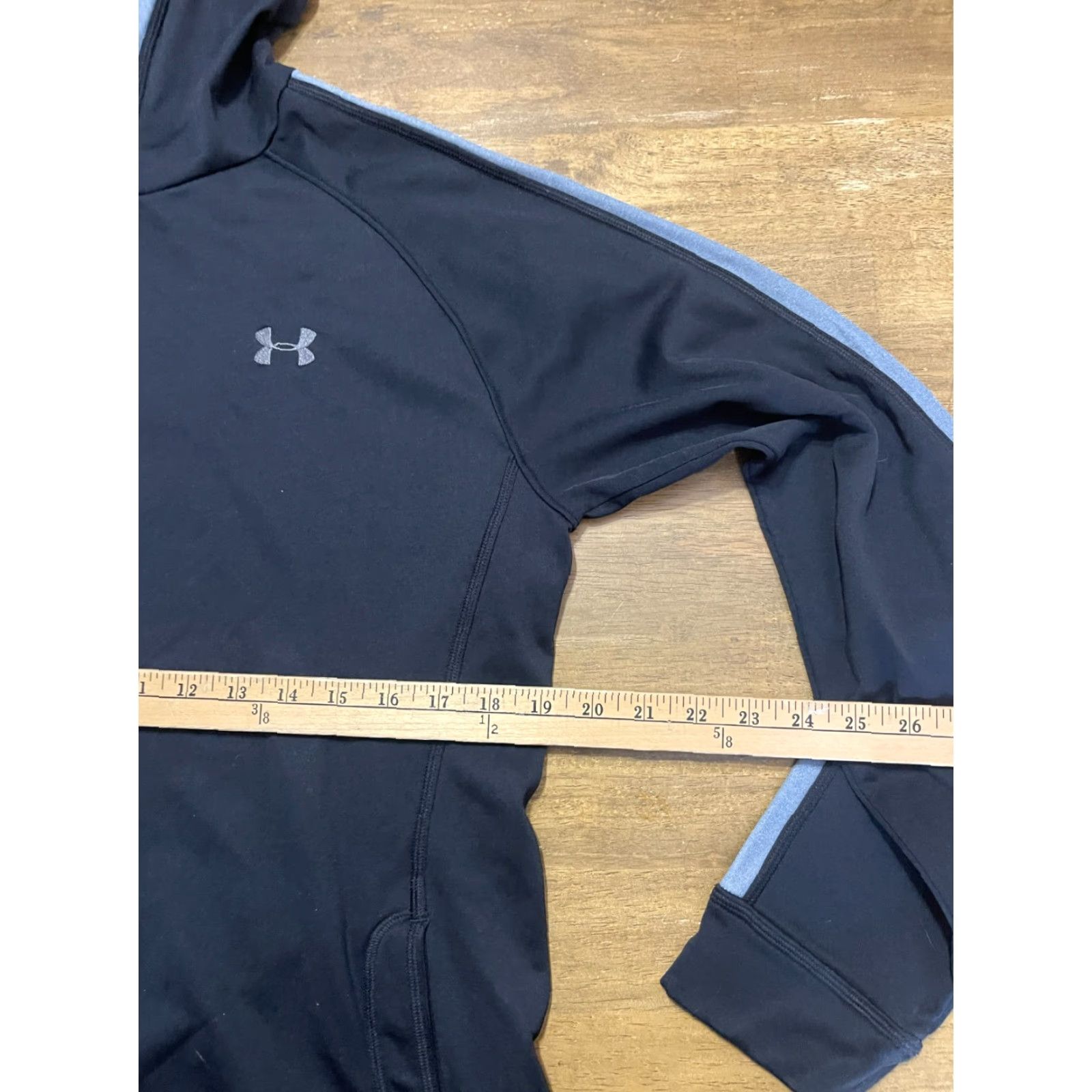 Under Armour Under armour Hoodie Mens Size Large Black Gray Pullover Long Sleeve Logo Size US L / EU 52-54 / 3 - 6 Thumbnail