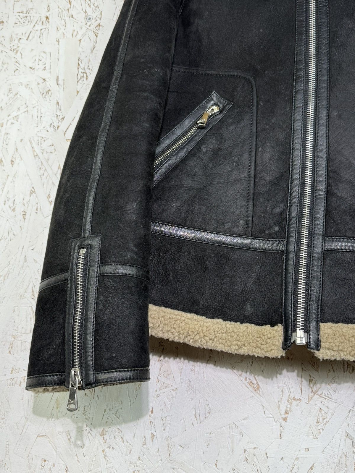 Dolce & Gabbana Dolce & Gabbana Shearling Leather Jacket Black IT 38 Size XS / US 0-2 / IT 36-38 - 4 Thumbnail