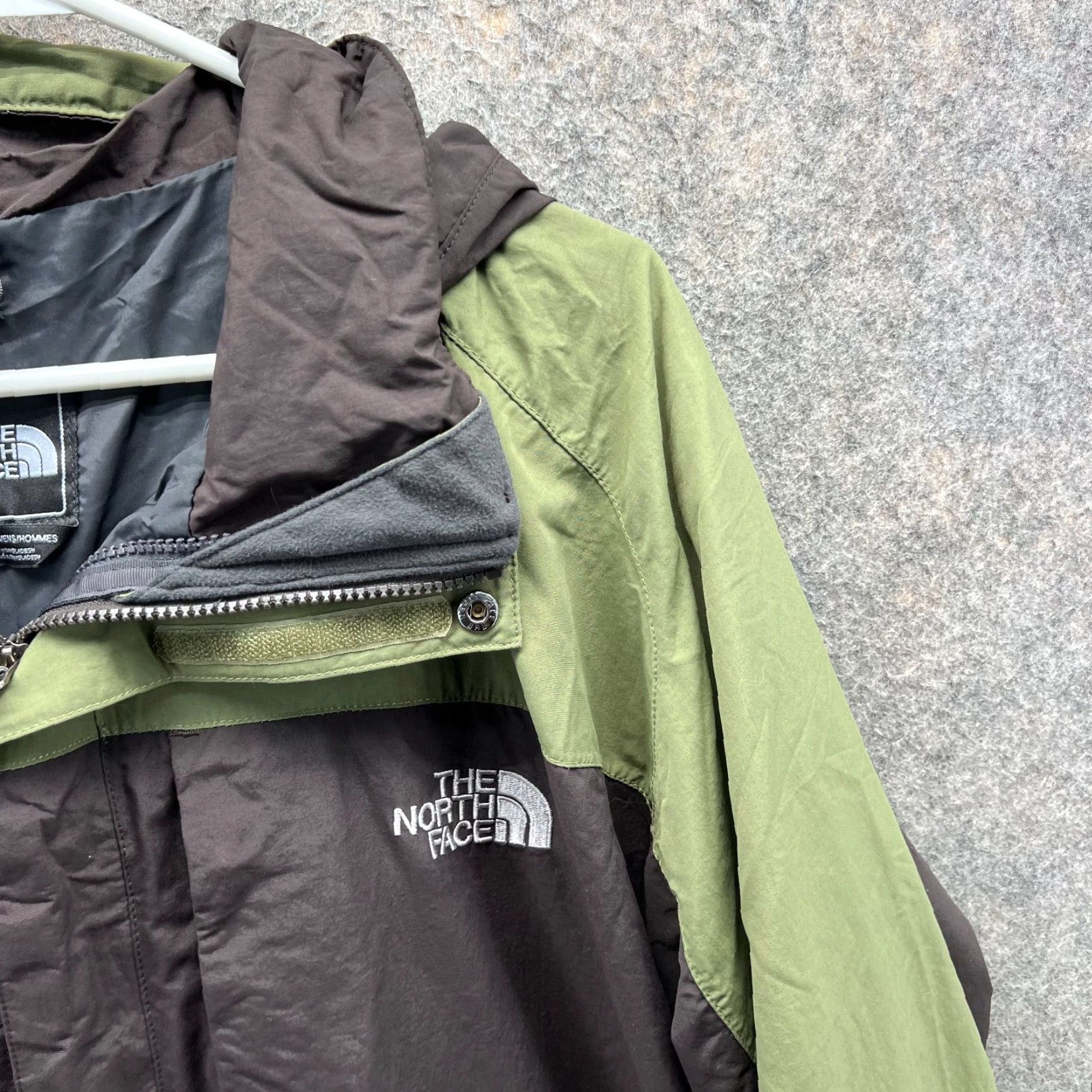 The North Face The North Face Jacket Mens XL Green Windbreaker Hooded Full Zip Hyvent Size US XL / EU 56 / 4 - 7 Thumbnail