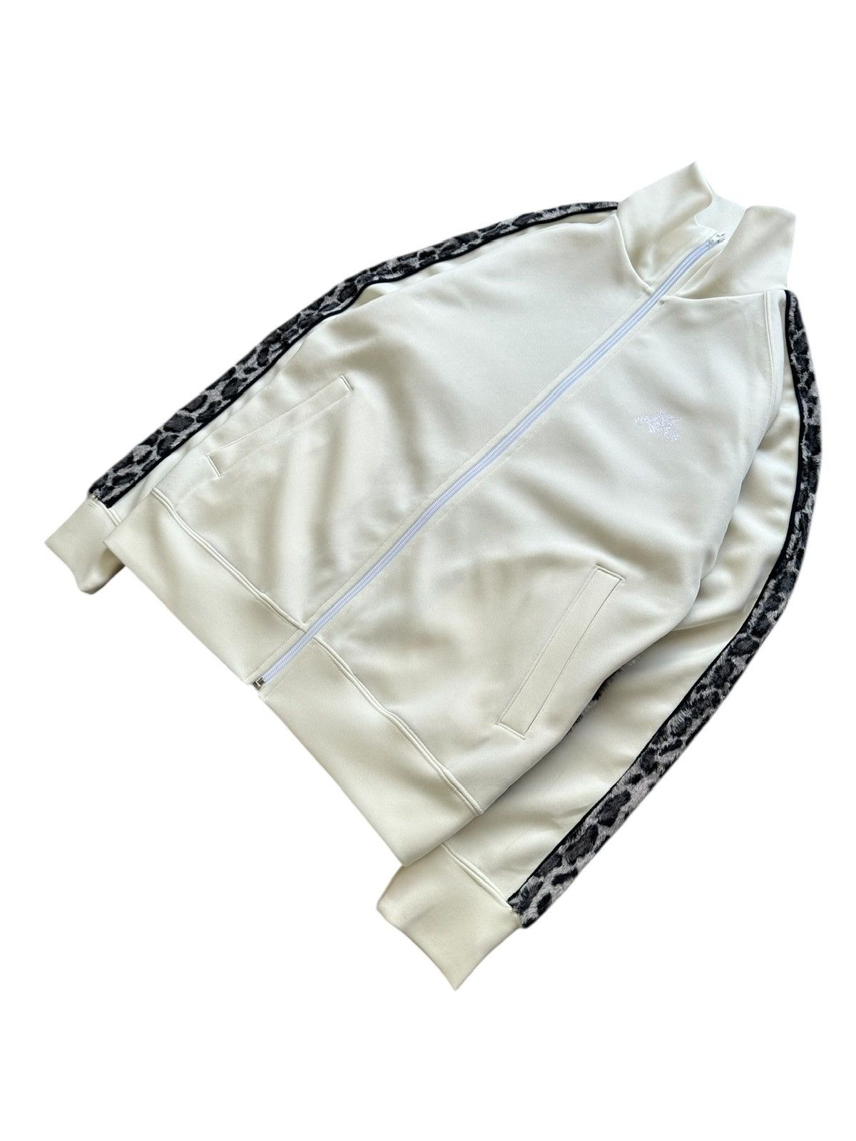 If Six Was Nine 00’s EDGE RUPERT leopard zipper track sweater Size US M / EU 48-50 / 2 - 5 Thumbnail