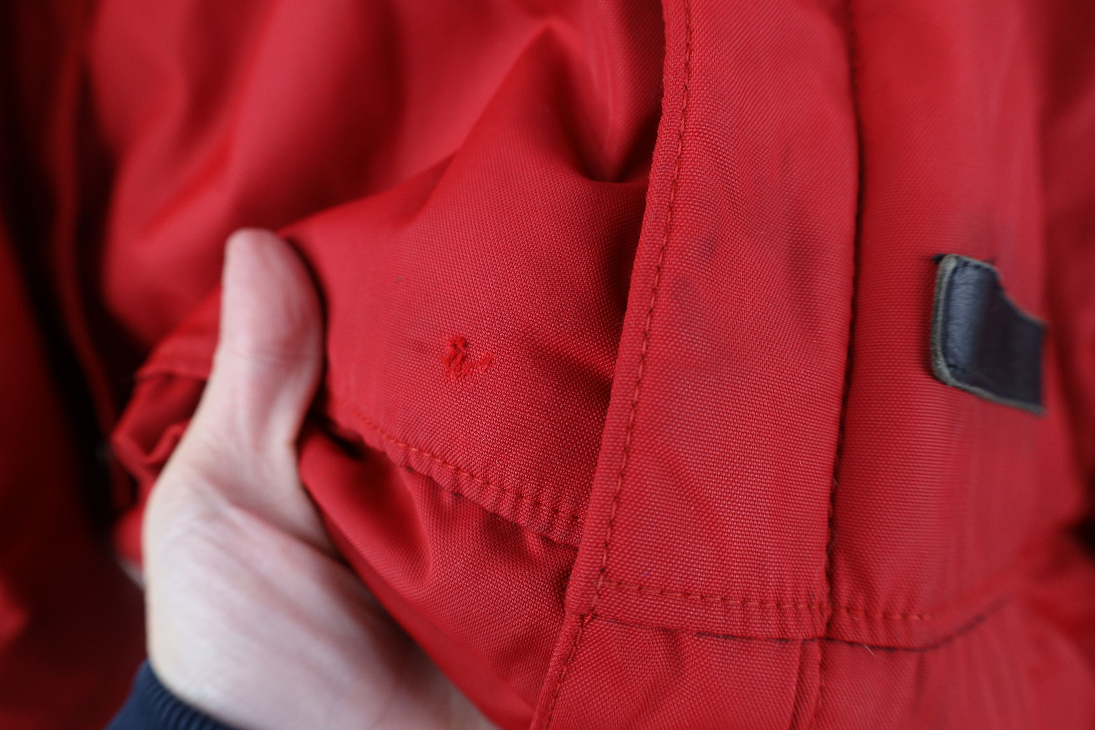 Ralph Lauren Vintage 90s Ralph Lauren Duck Down Puffer Bomber Jacket Red Size US XXL / EU 58 / 5 - 5 Thumbnail
