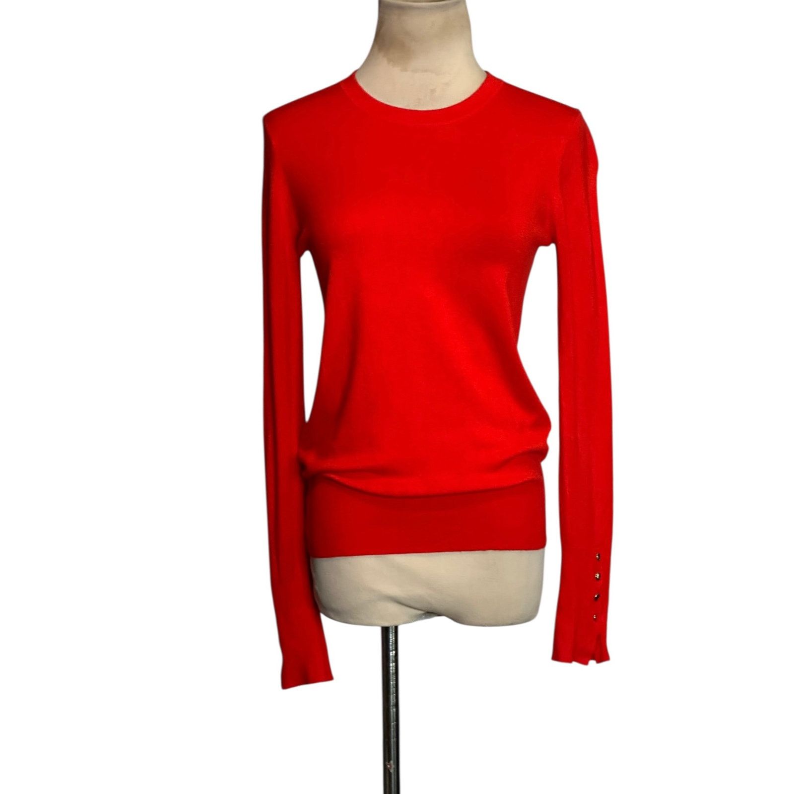 Zara Zara bright red crew neck long sleeves sweater size Small Size S / US 4 / IT 40 - 11 Thumbnail