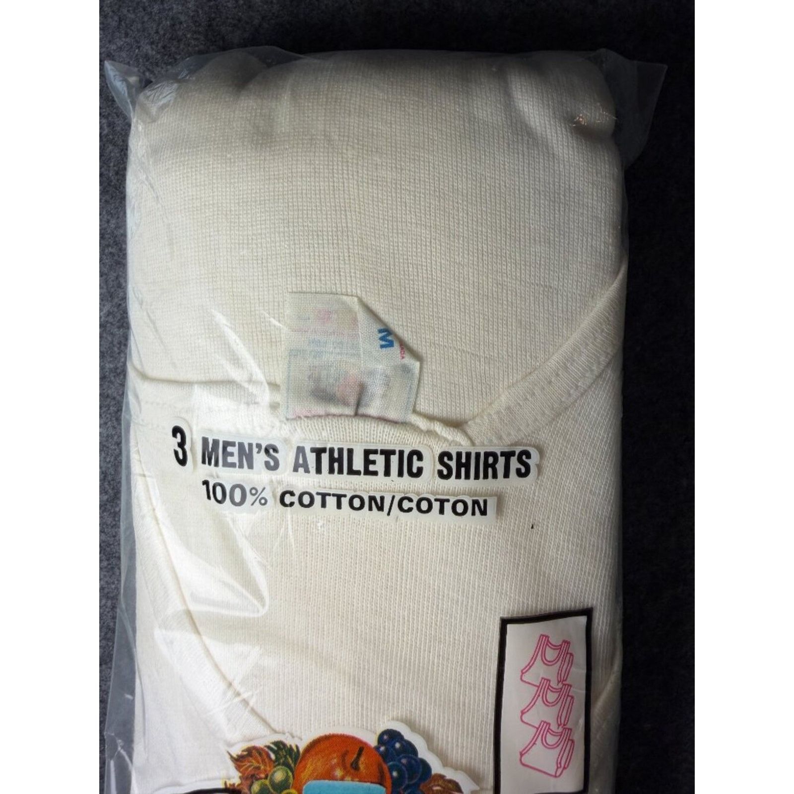 Fruit Of The Loom Fruit of the Loom Vintage Men’s Tank Undershirts 3 Pack New Size US M / EU 48-50 / 2 - 3 Thumbnail