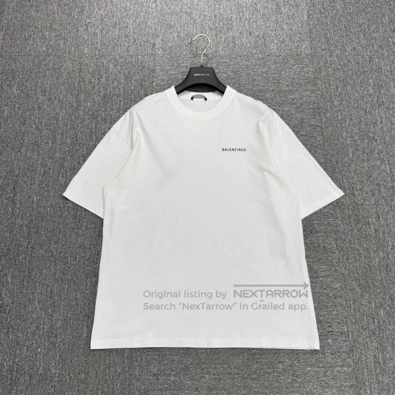 Balenciaga Balenciaga White Letter Printed Short-sleeve Size US XS / EU 42 / 0 - 2 Thumbnail