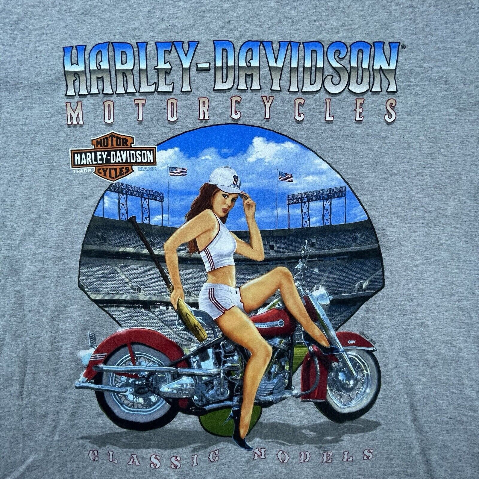 Harley Davidson Harley Davidson Shirt Large Baseball Pin-Up Tigard Oregon Size US L / EU 52-54 / 3 - 3 Thumbnail