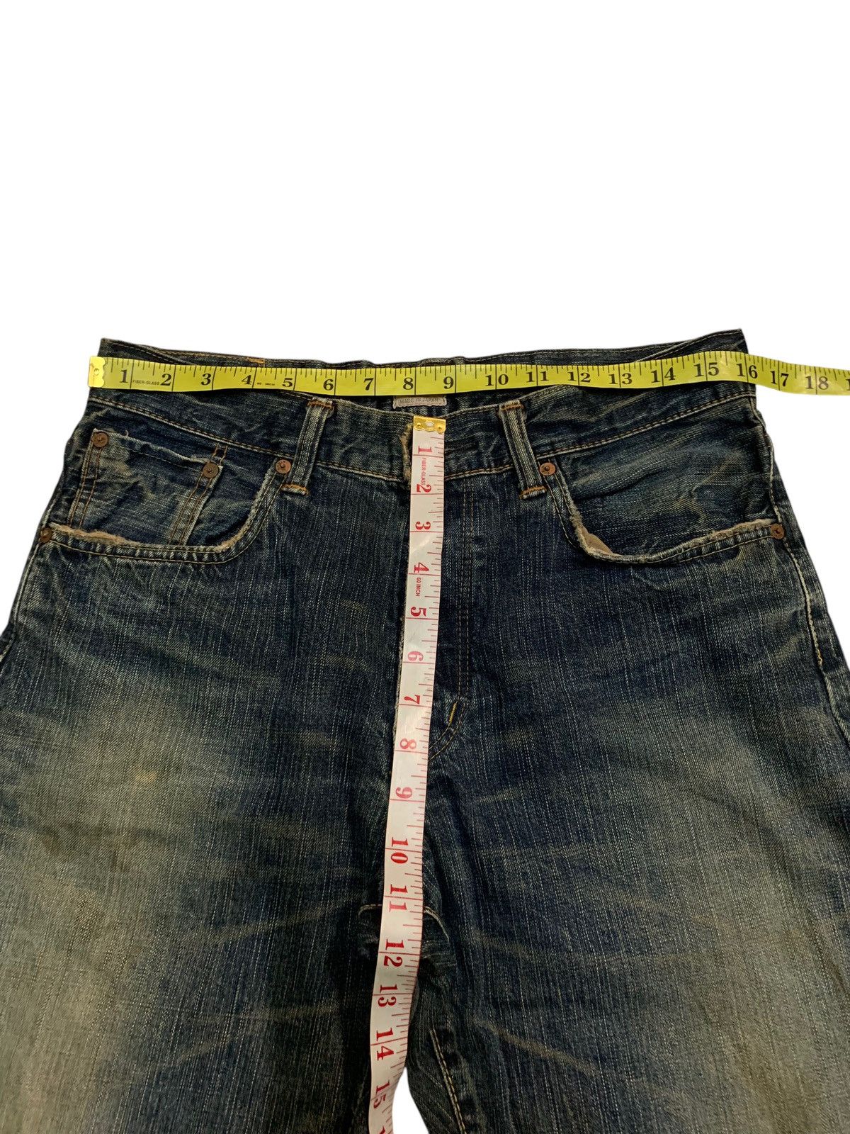 Edwin × If Six Was Nine × Kapital VINTAGE EDWIN 505Z SELVEDGE RUSTY JAPANASE DISTRESSED DENIM Size US 32 / EU 48 - 16 Thumbnail