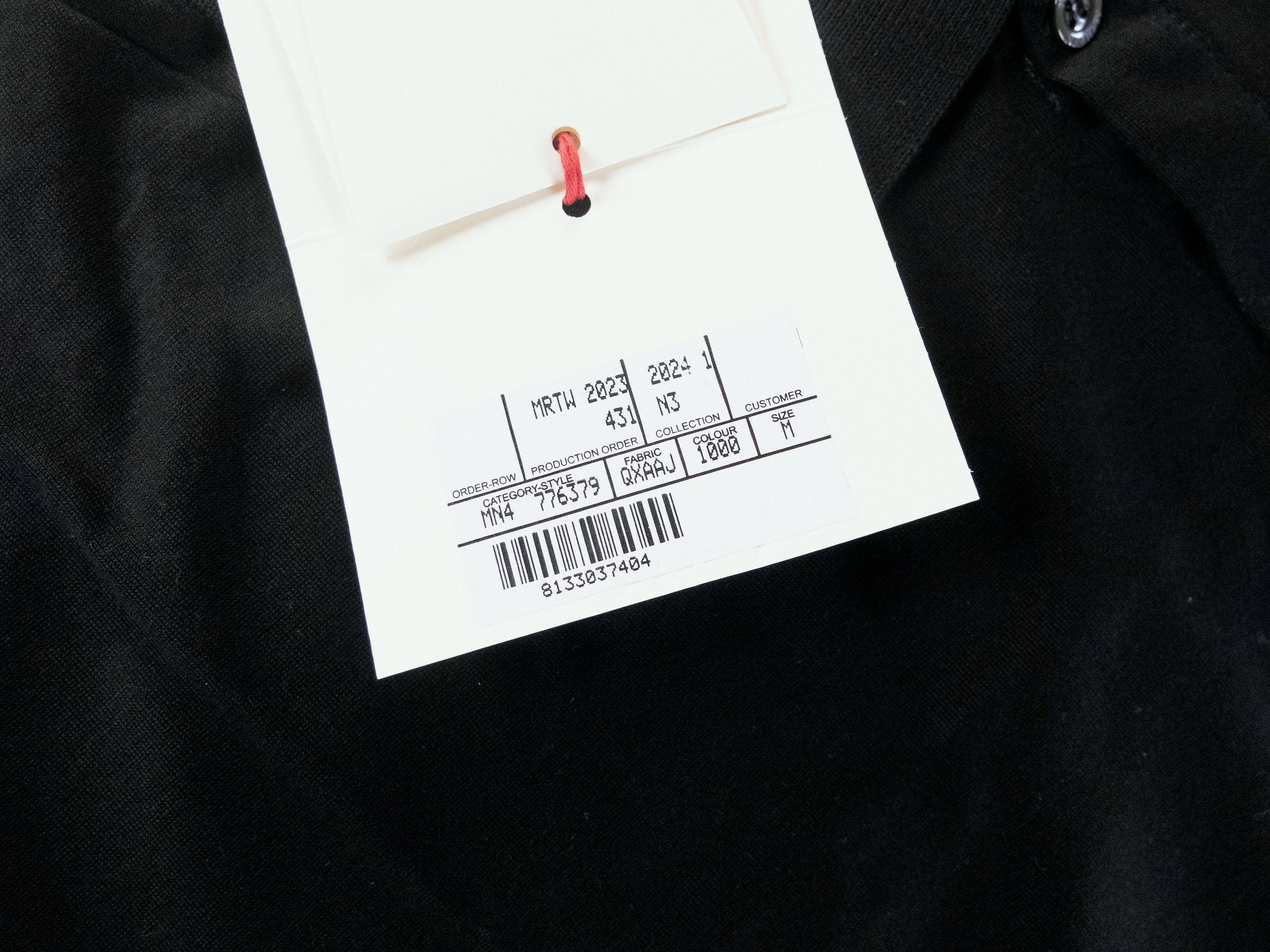 Alexander McQueen ALEXANDER MCQUEEN Seal black logo embroidered polo shirt q Size US M / EU 48-50 / 2 - 6 Thumbnail