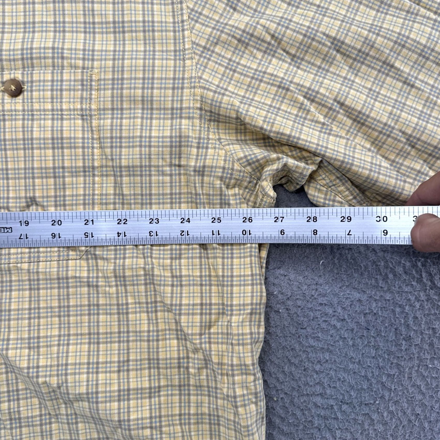Eddie Bauer Eddie Bauer Shirt Mens 2XL Yellow Plaid Long Sleeve Button-Up Cotton Shirt Casual Outdoor Colorful Size US XXL / EU 58 / 5 - 4 Thumbnail